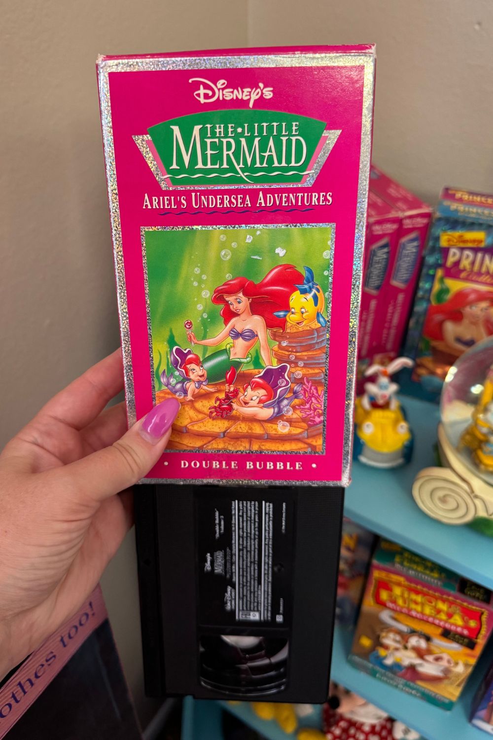 ARIEL’S UNDERSEA ADVENTURES DOUBLE BUBBLE VHS*