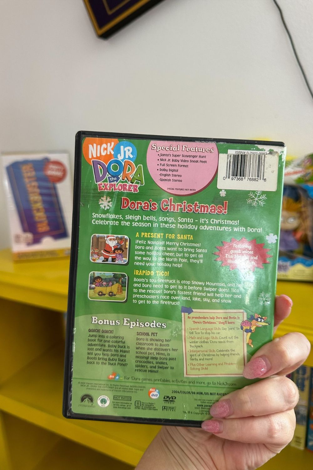 DORA THE EXPLORER: DORA'S CHRISTMAS DVD* – Nostalchicks