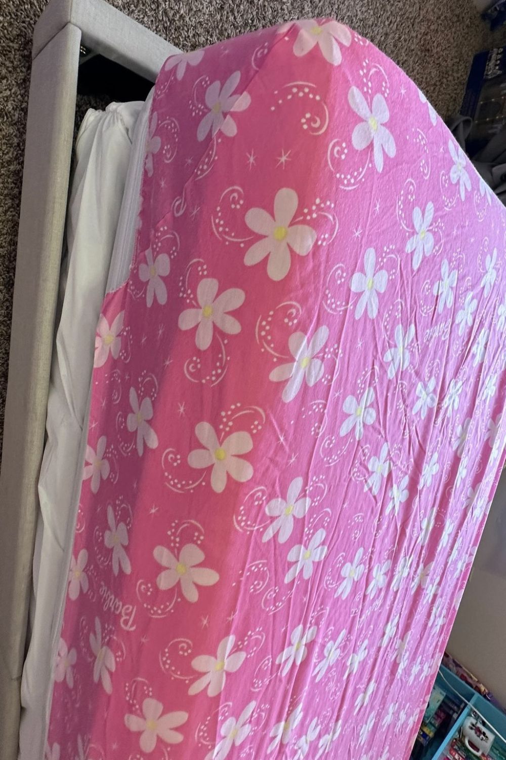 BARBIE TWIN FITTED SHEET*