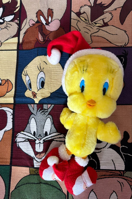 VINTAGE 1997 TWEETY BIRD CHISTMAS PLUSH*