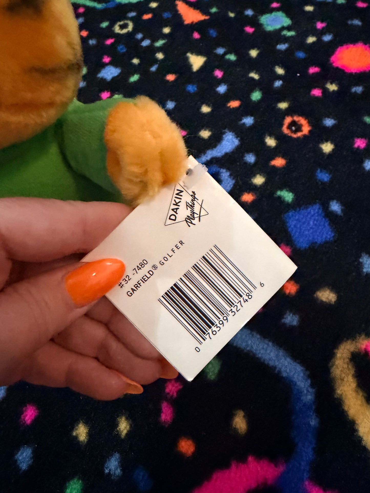 1988 Golf Garfield plush