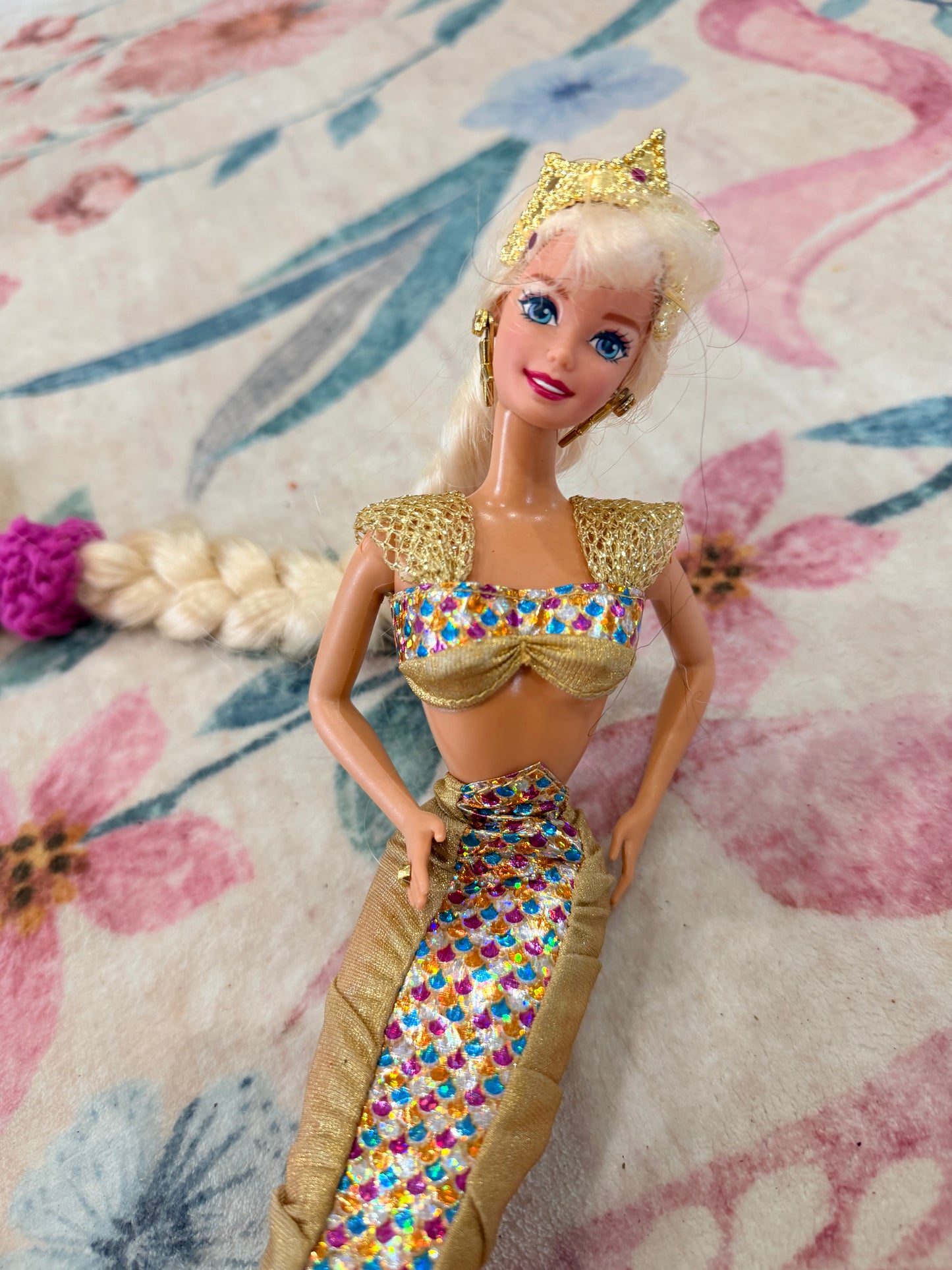 1995 Mattel Jewel Hair Barbie braid