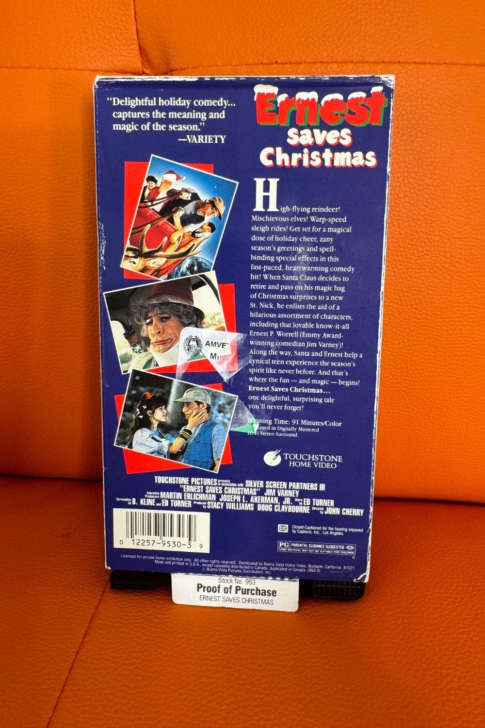 ERNEST SAVES CHRISTMAS VHS*