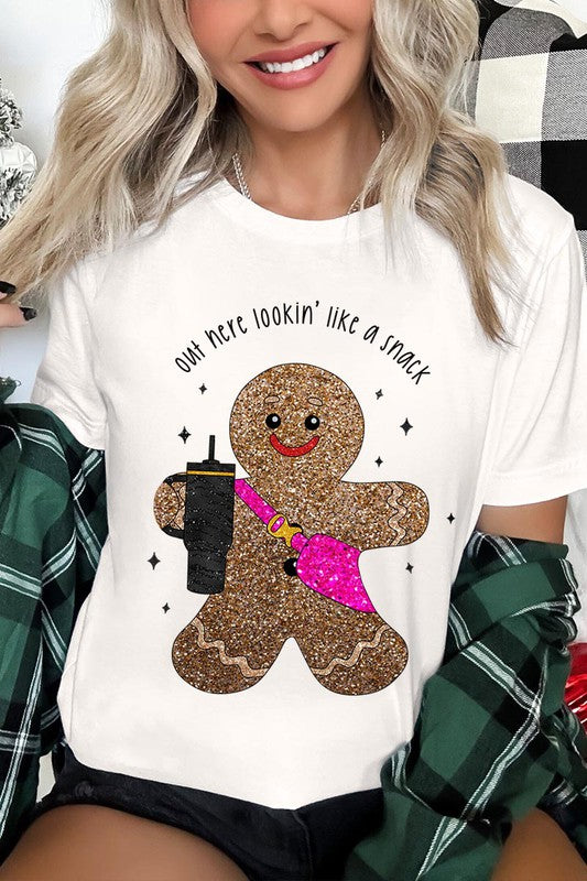 OUT HERE LOOKIN' LIKE A SNACK GRAPHIC TEE