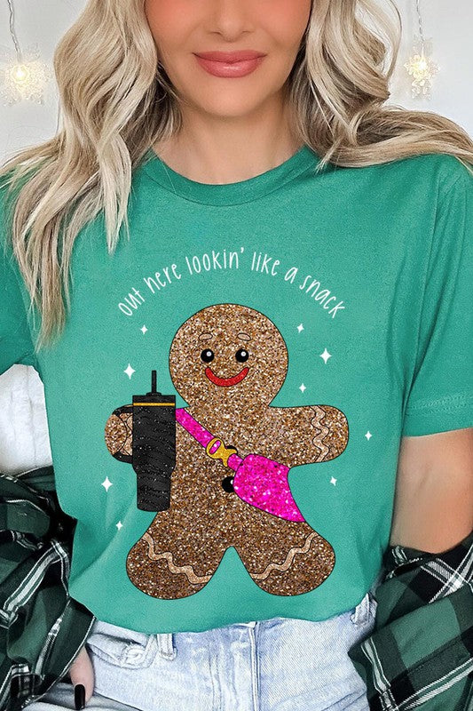 OUT HERE LOOKIN' LIKE A SNACK GRAPHIC TEE