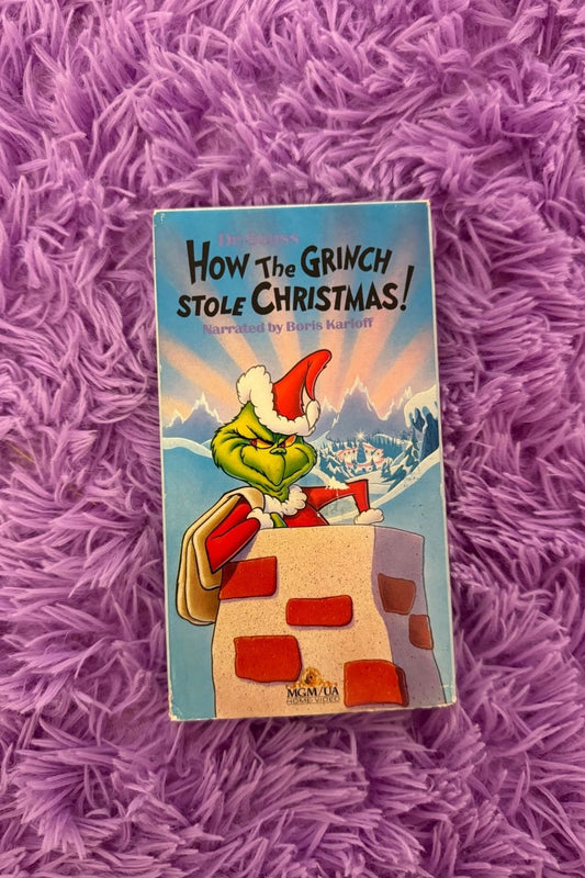 HOW THE GRINCH STOLE CHRISTMAS VHS*