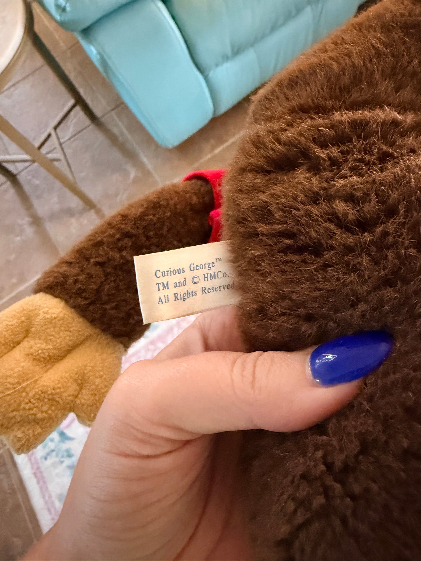 Vintage Curious George plush