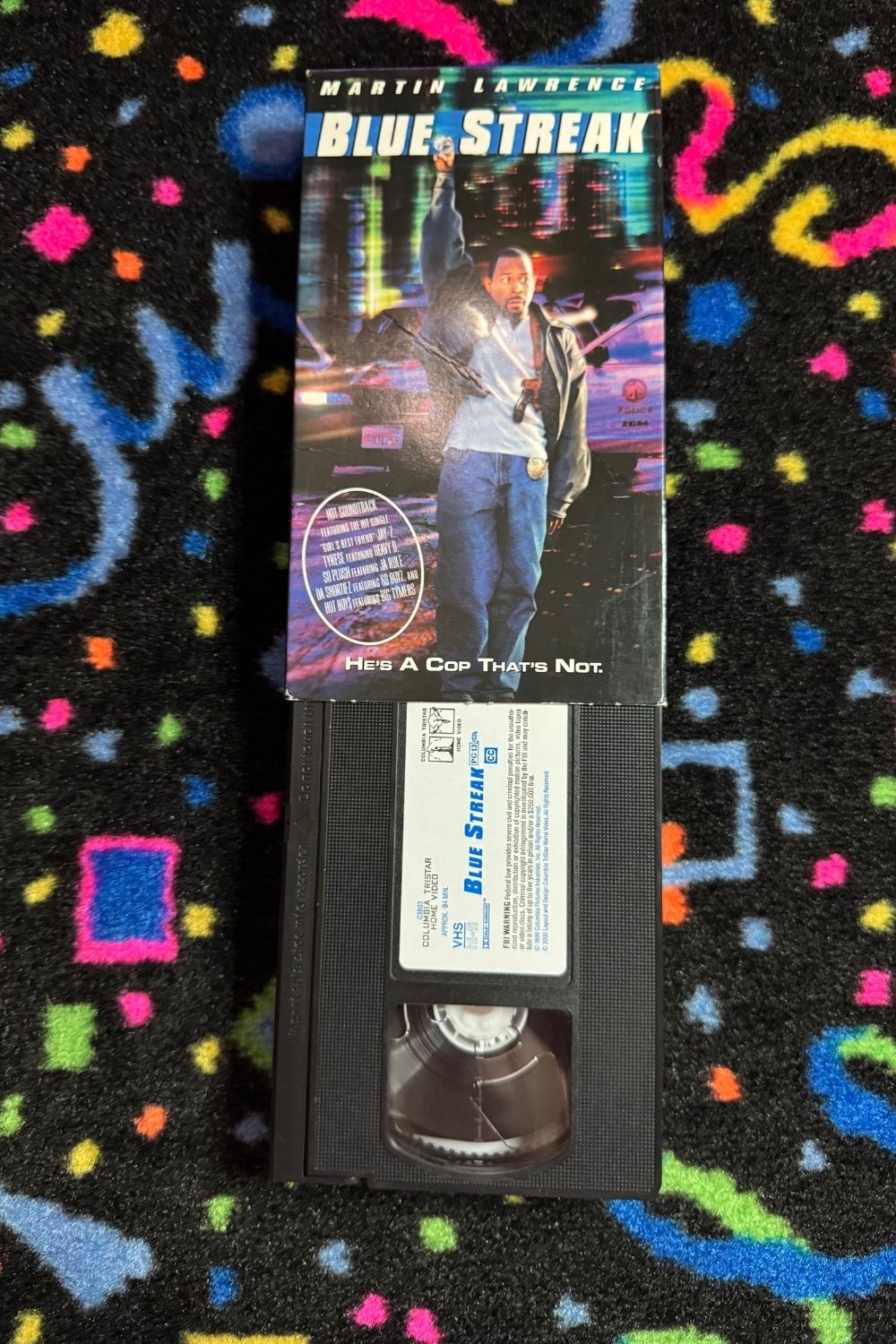 BLUE STREAK VHS*