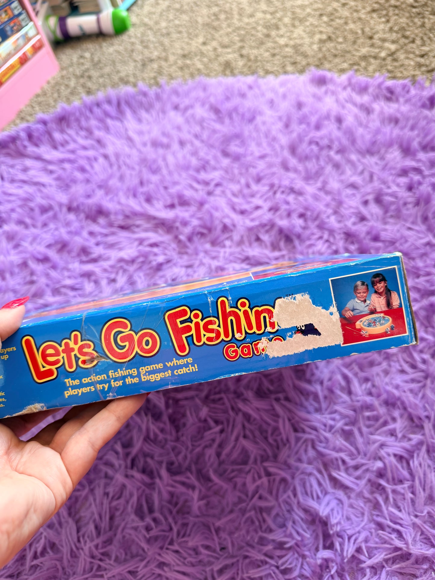 Vintage 1997 lets go fishing game