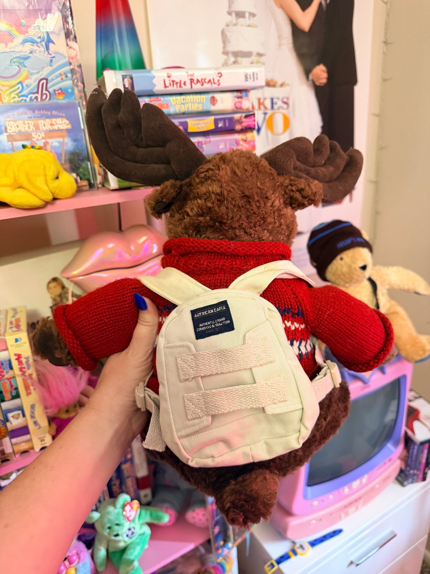 American Eagle Moose plush