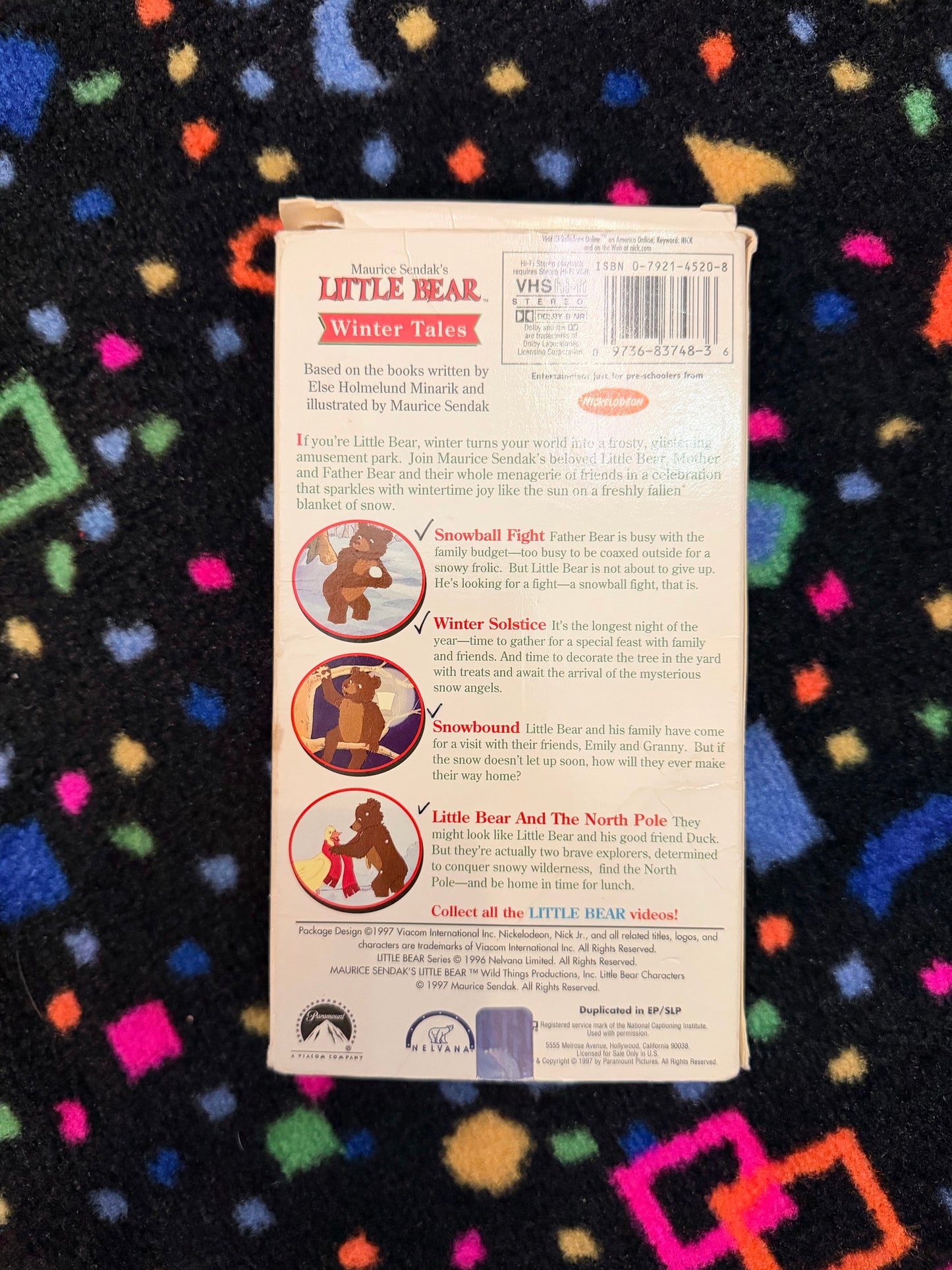 Little Bear Winter Tales VHS