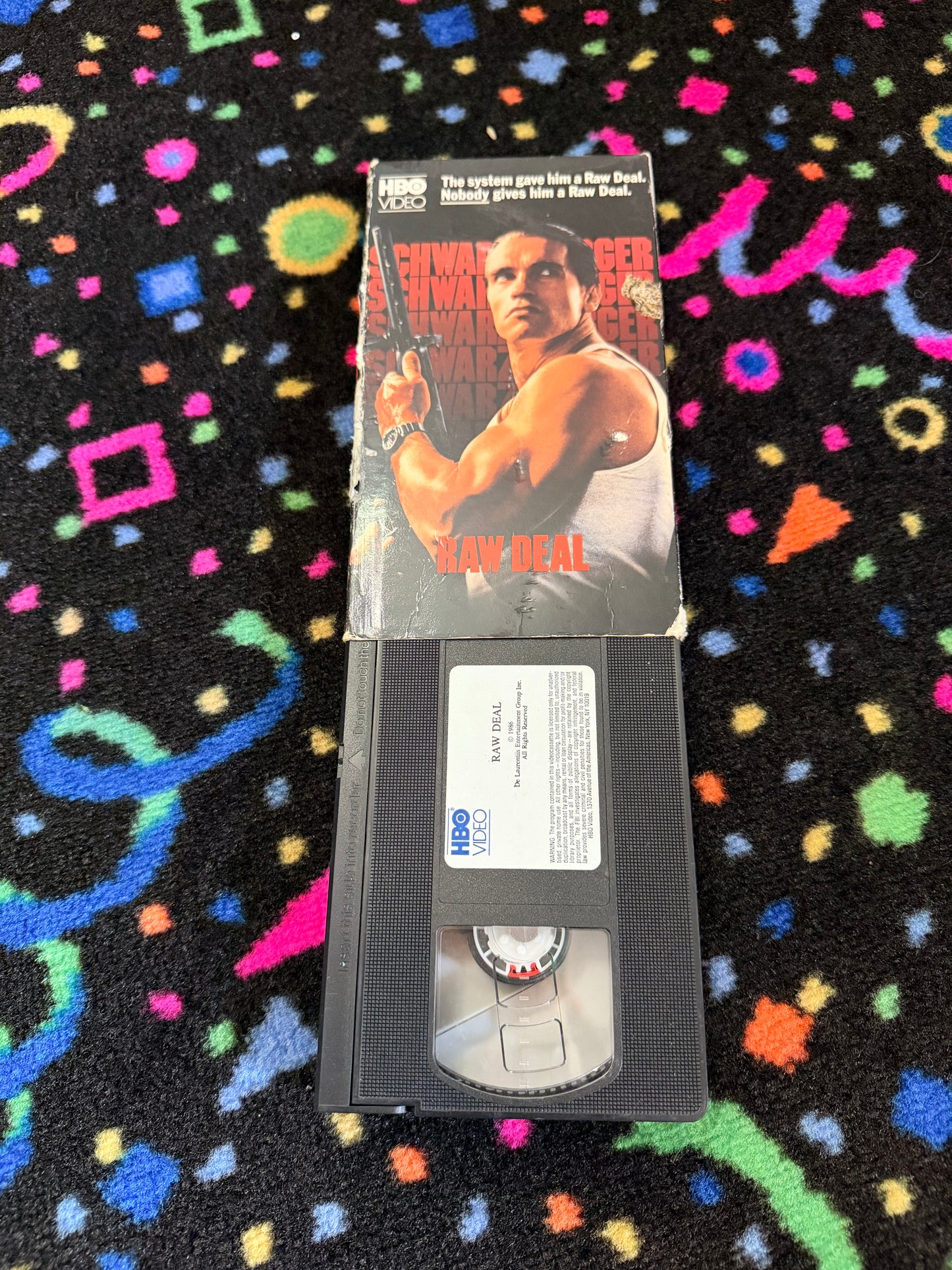 Raw Deal vhs