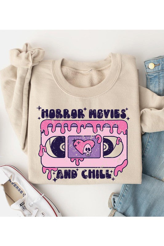 HORROR MOVIES AND CHILL SWEATSHIRT