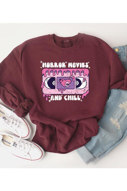 HORROR MOVIES AND CHILL SWEATSHIRT