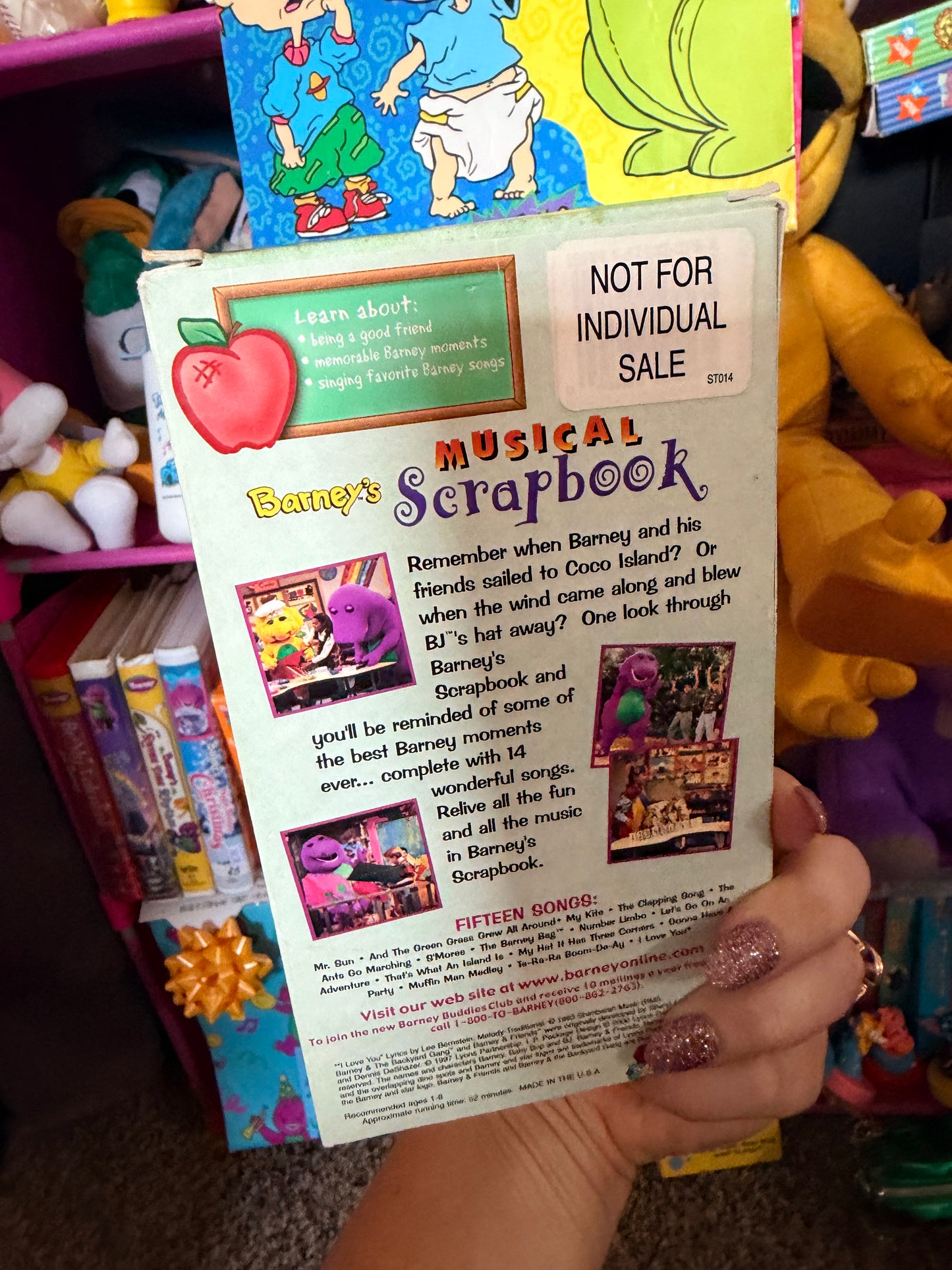 Barney musical scrapbook vhs
