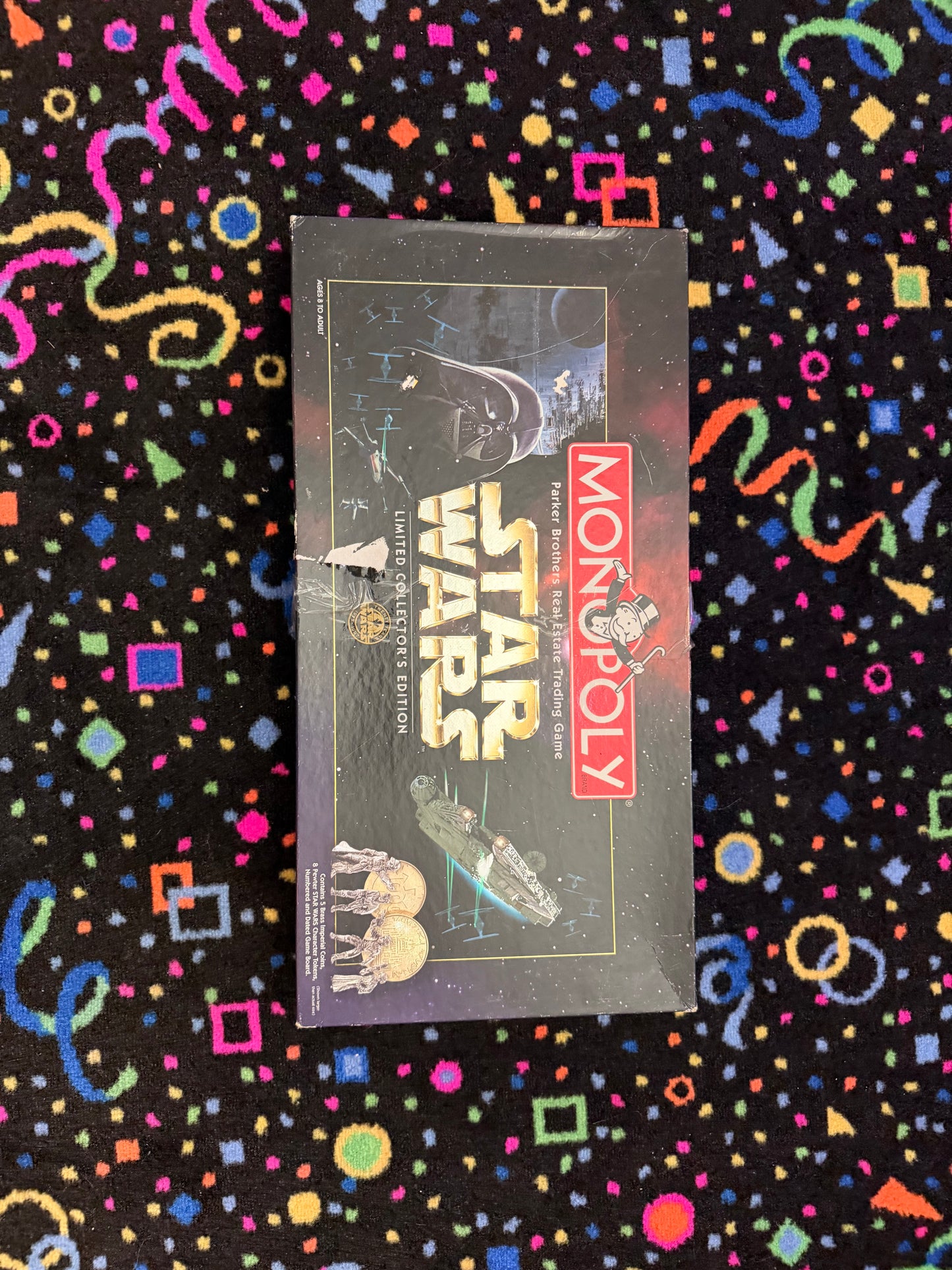 Star Wars Monopoly 1997 Limited Collectors 20th Anniversary Edition Opened game - with pieces