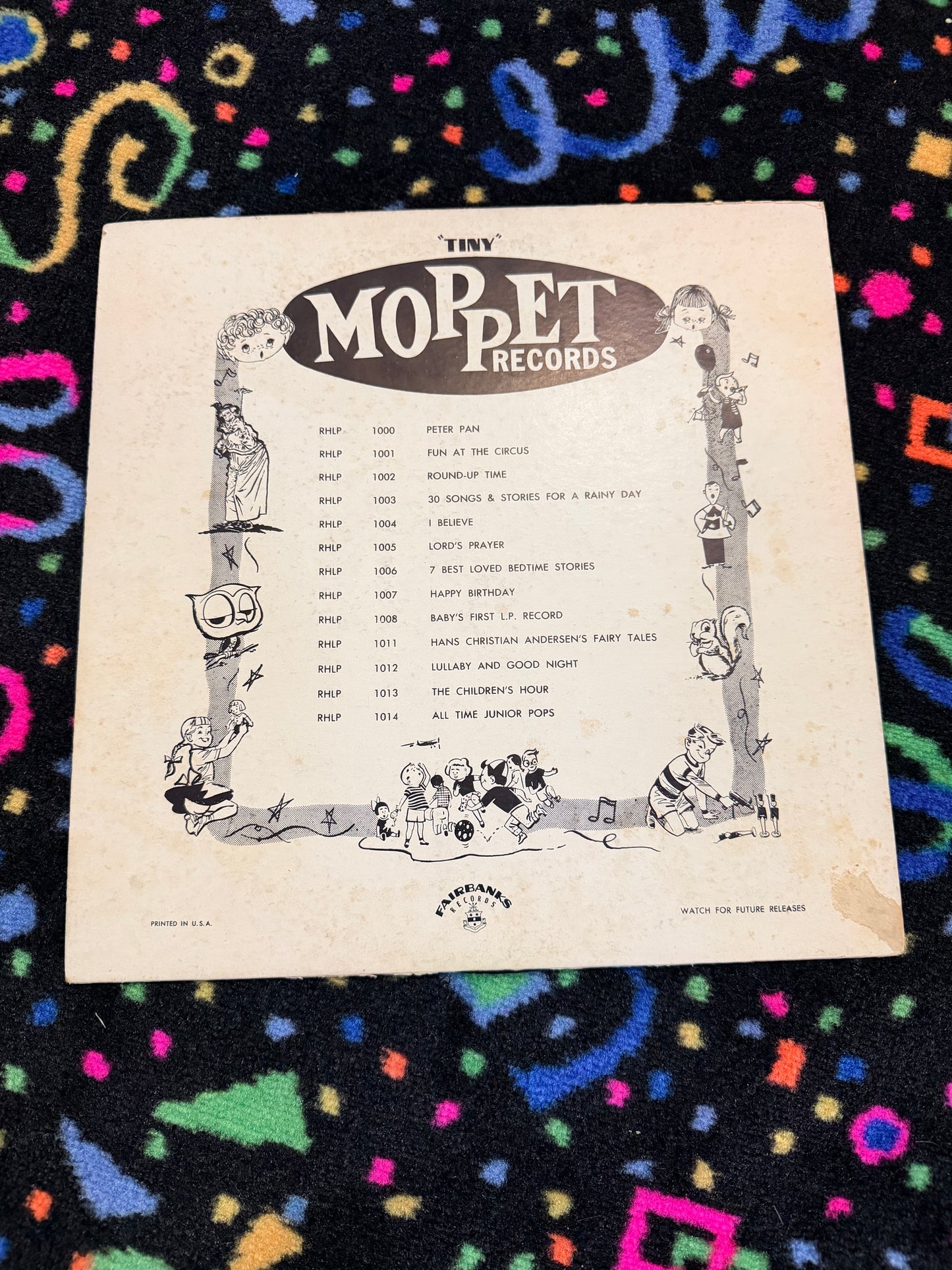 Complete Story of Peter Pan vinyl record