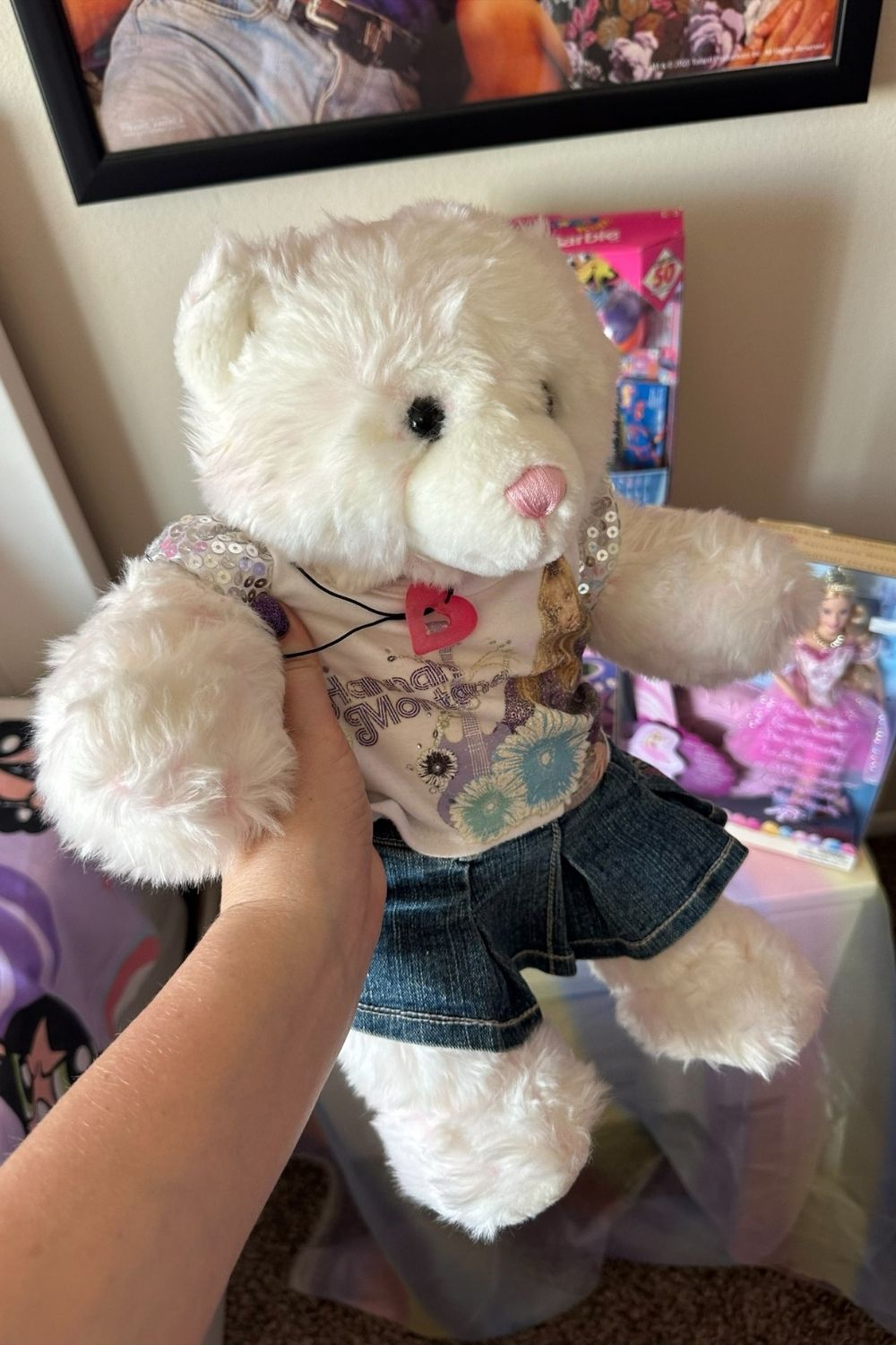 HANNAH MONTAN BUILD A BEAR PLUSH*