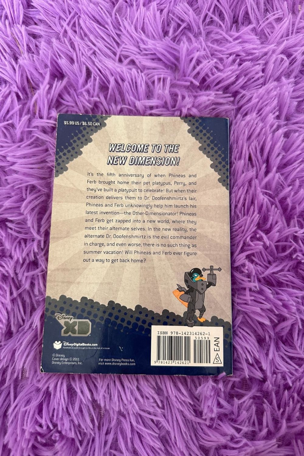 PHINEAS AND FERB ACROSS THE 2ND DIMENSION BOOK*