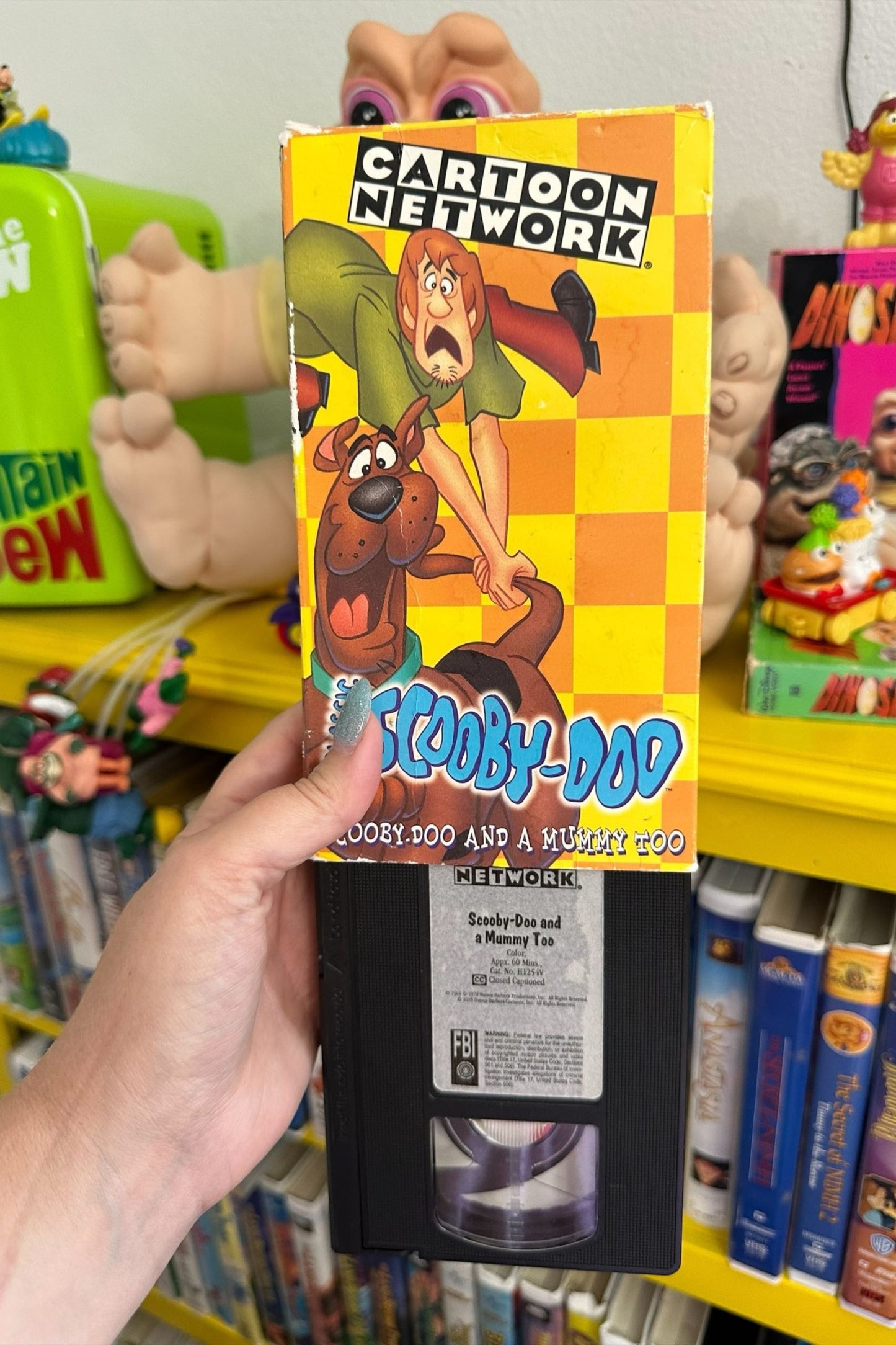 CARTOON NETWORK CLASSIC SCOOBY DOO AND A MUMMY TOO VHS*