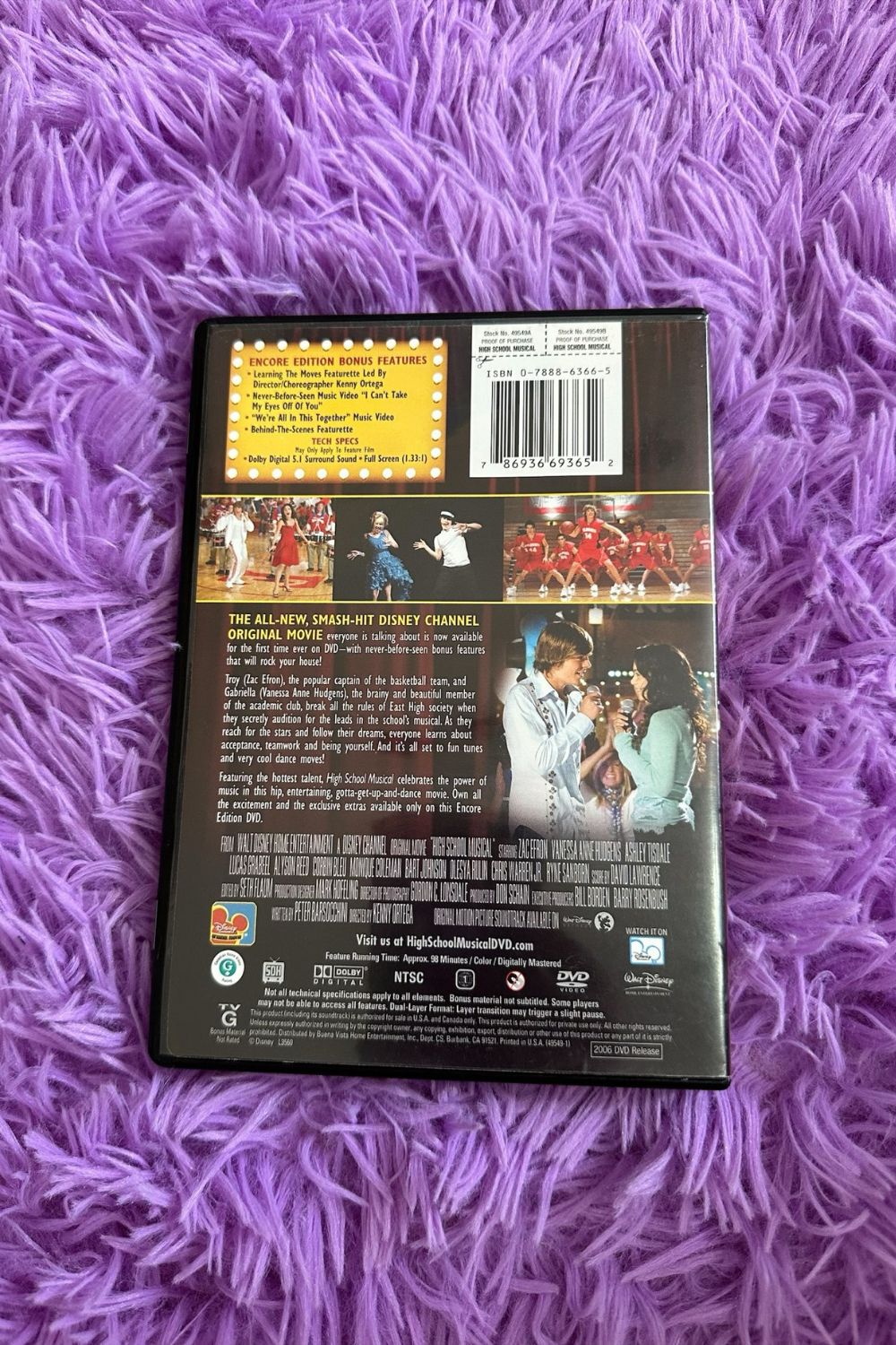 HIGH SCHOOL MUSICAL ENCORE EDITION DVD*