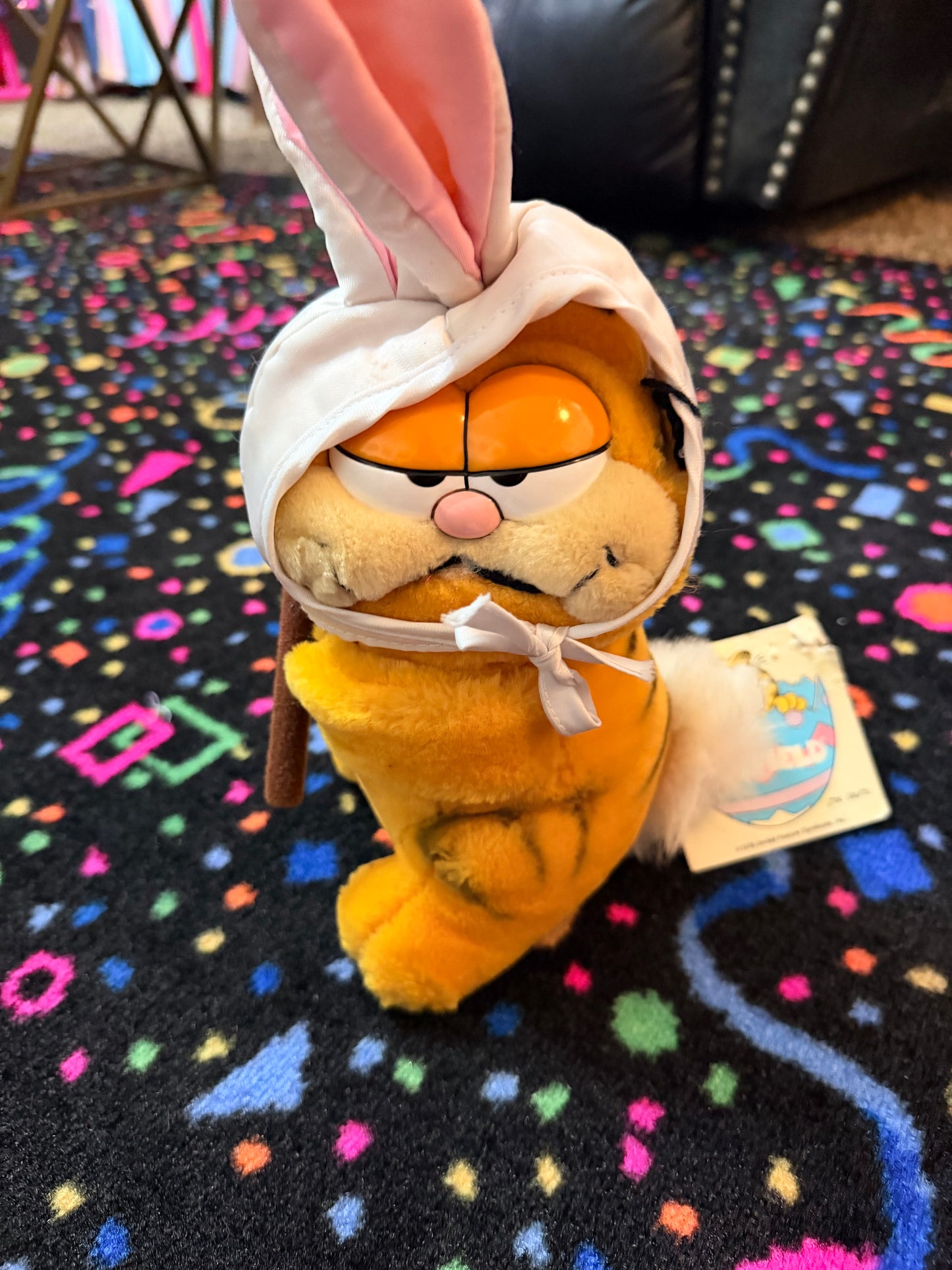 1981 Easter Garfield plush