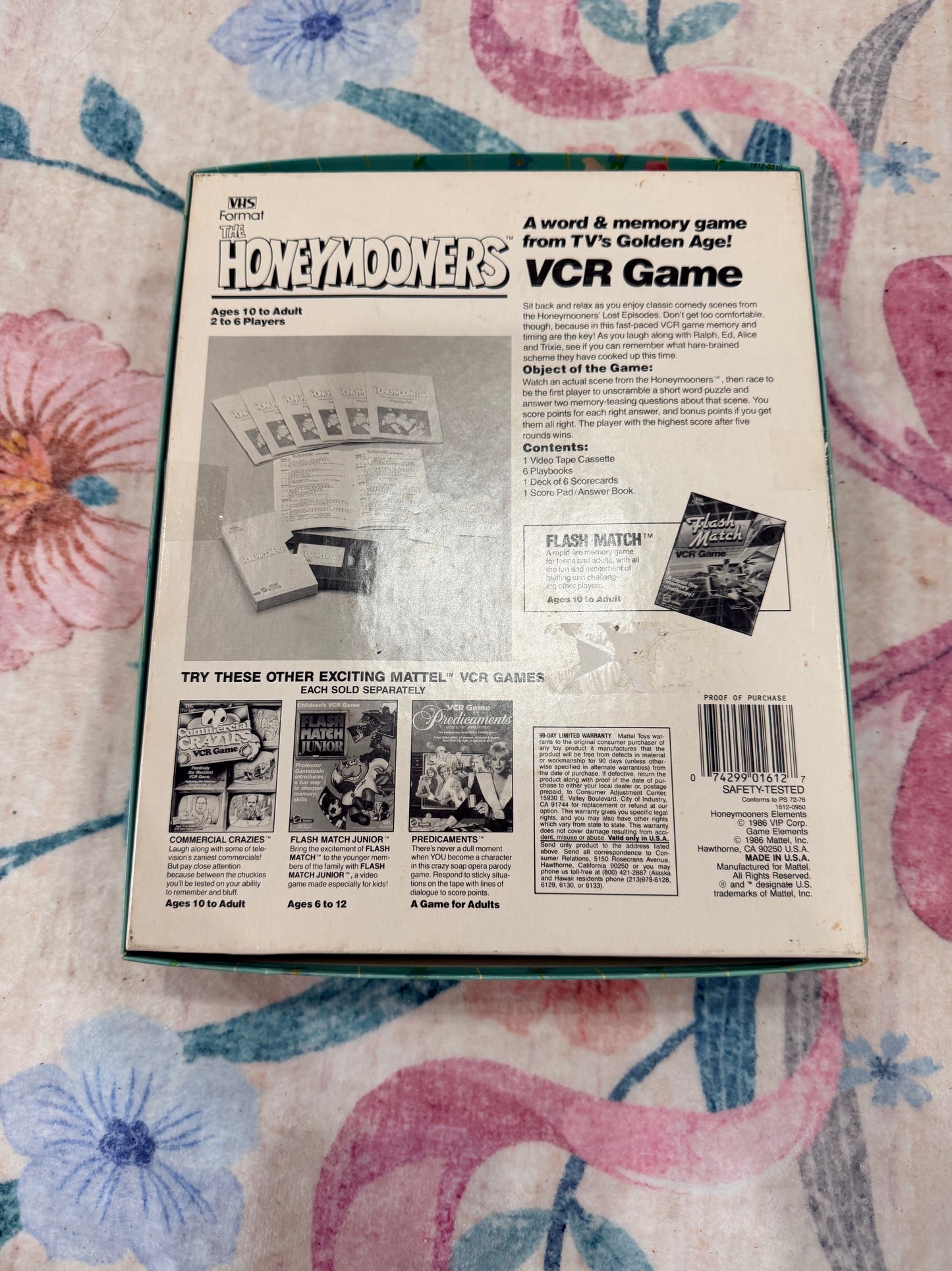 Honeymooners VHS Game