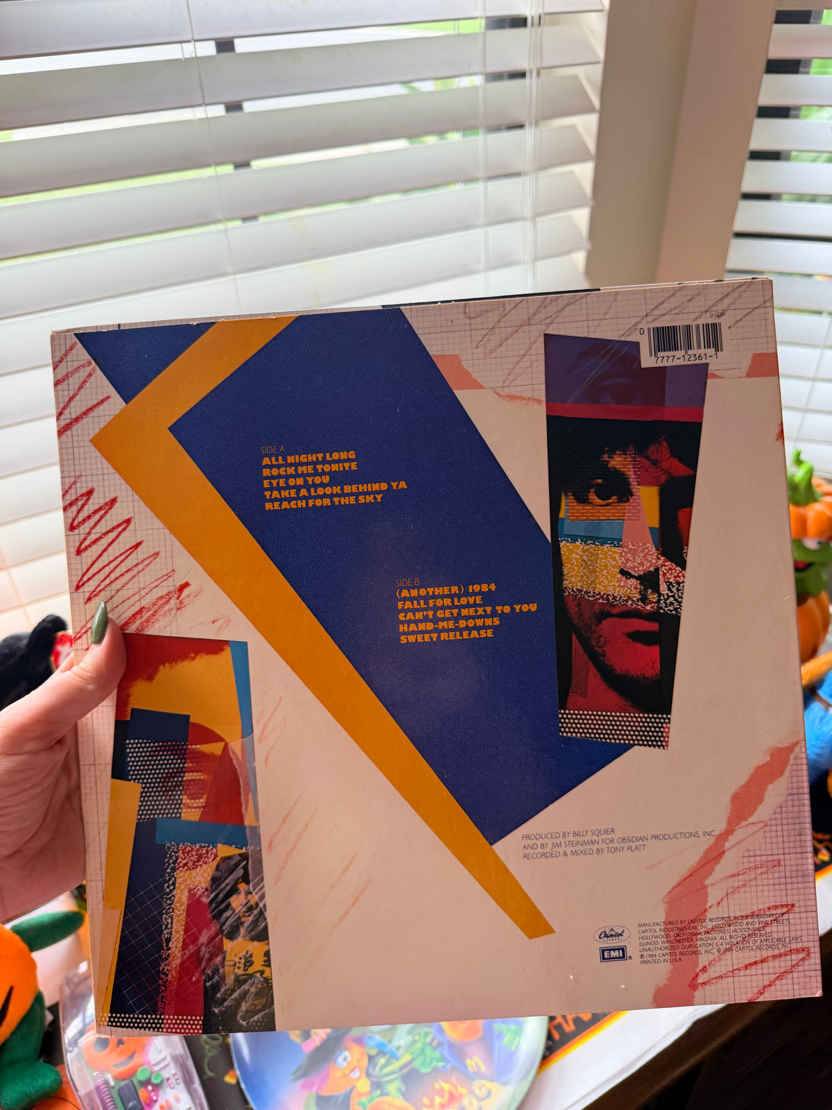 Billy Squier Signs of Life vinyl record