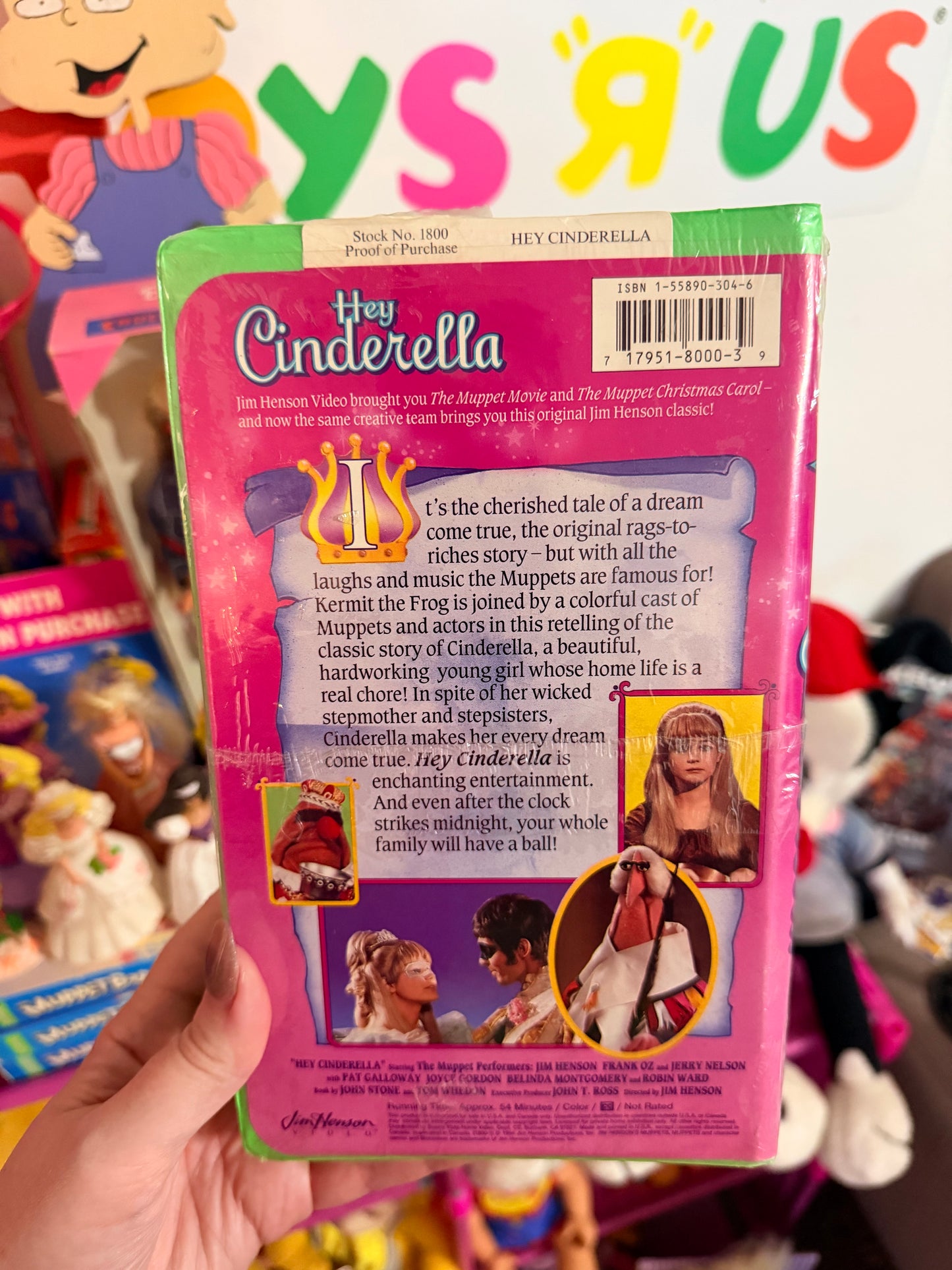 Hey Cinderella - An original Jim Henson classic vhs (sealed)
