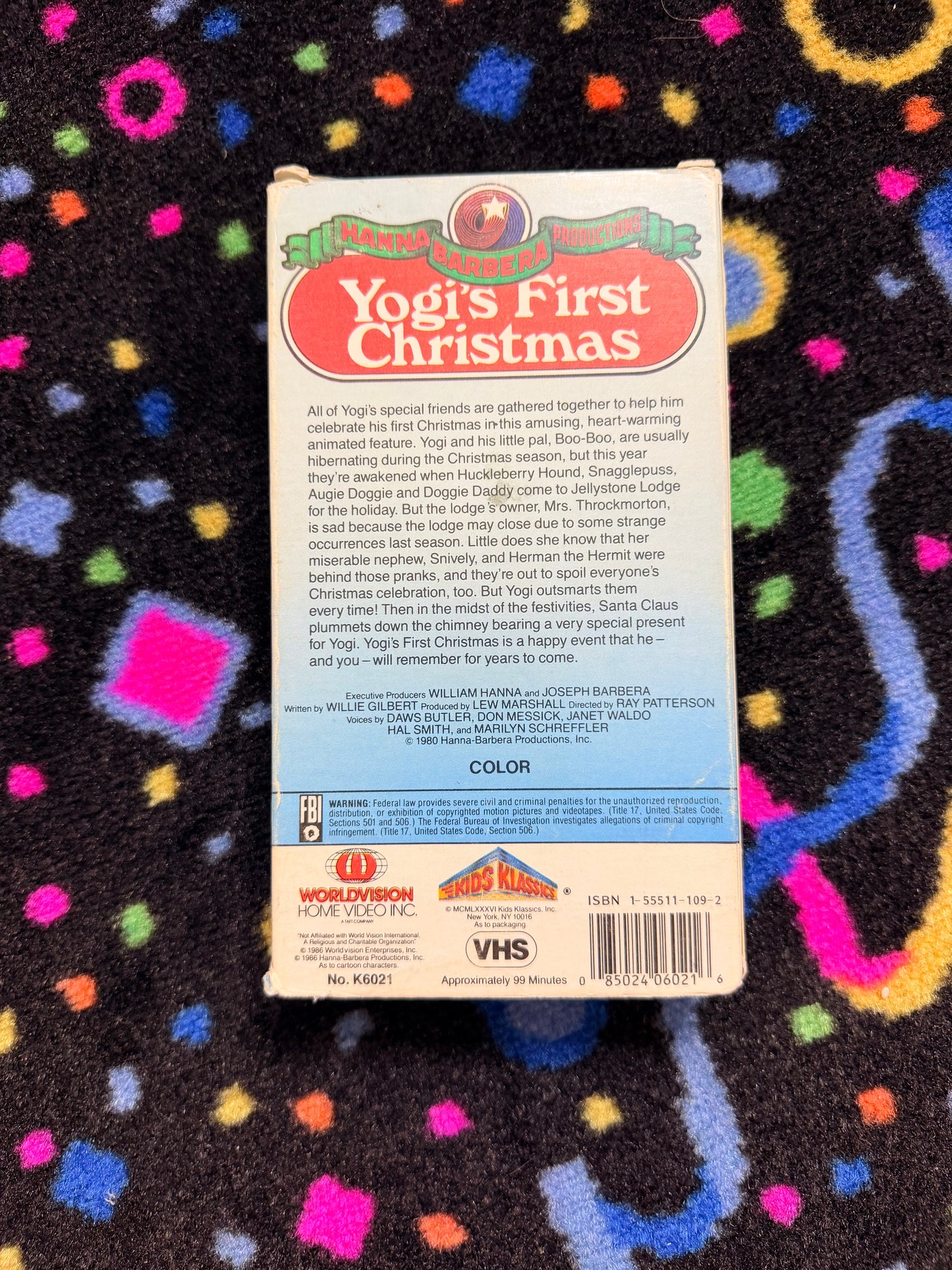 Yogis first Christmas vhs
