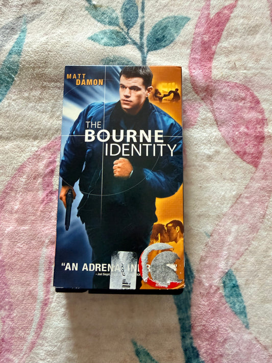The Bourne identify vhs