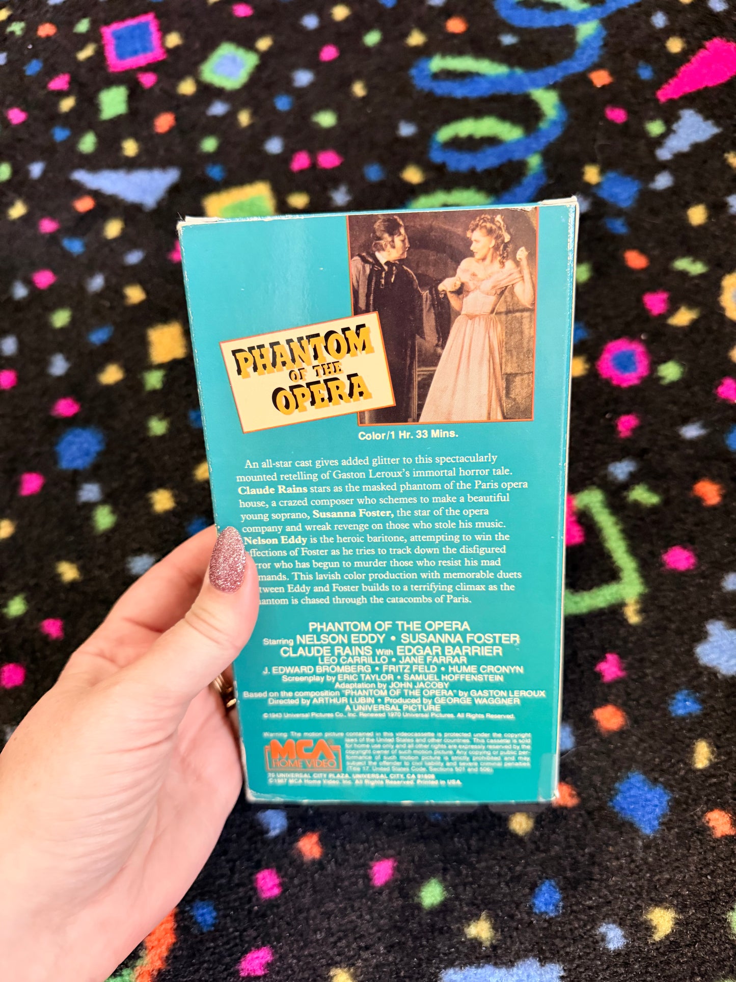 Phantom of the opera vhs