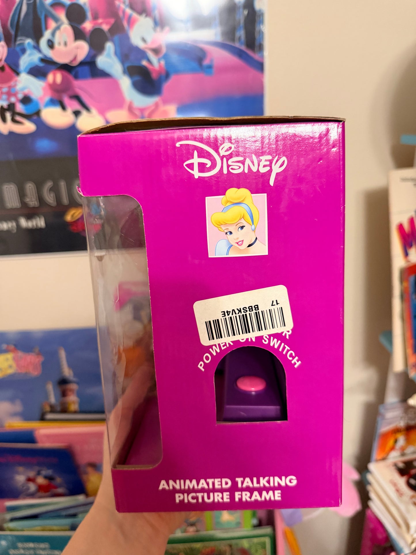 Cinderella animated talking picture frame