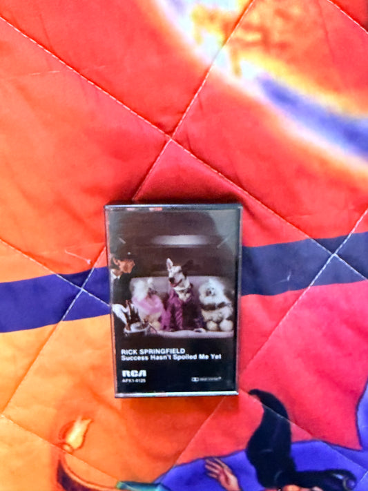 Rick Springfield: success hasn’t spoiled me yet cassette