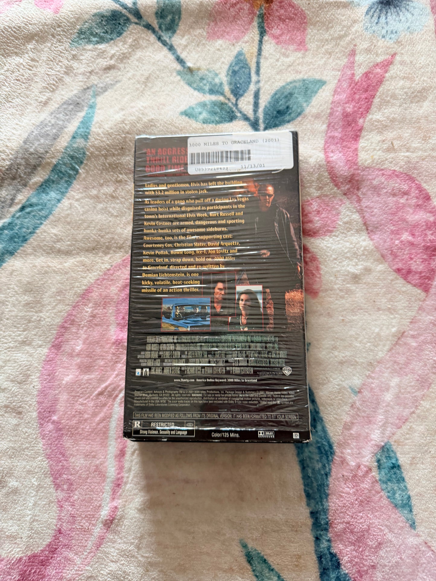 3000 miles to Graceland vhs