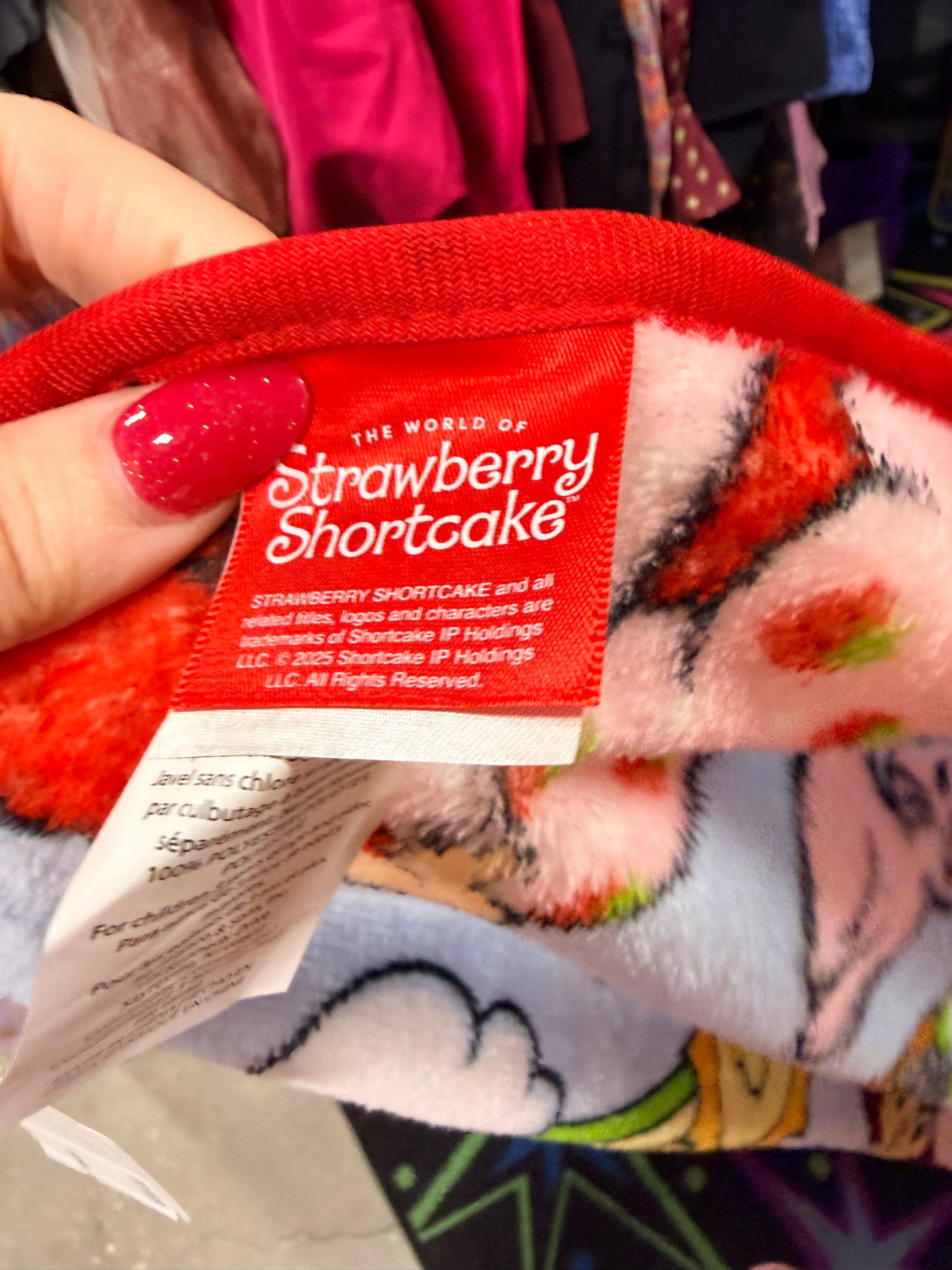 Strawberry Shortcake throw blanket