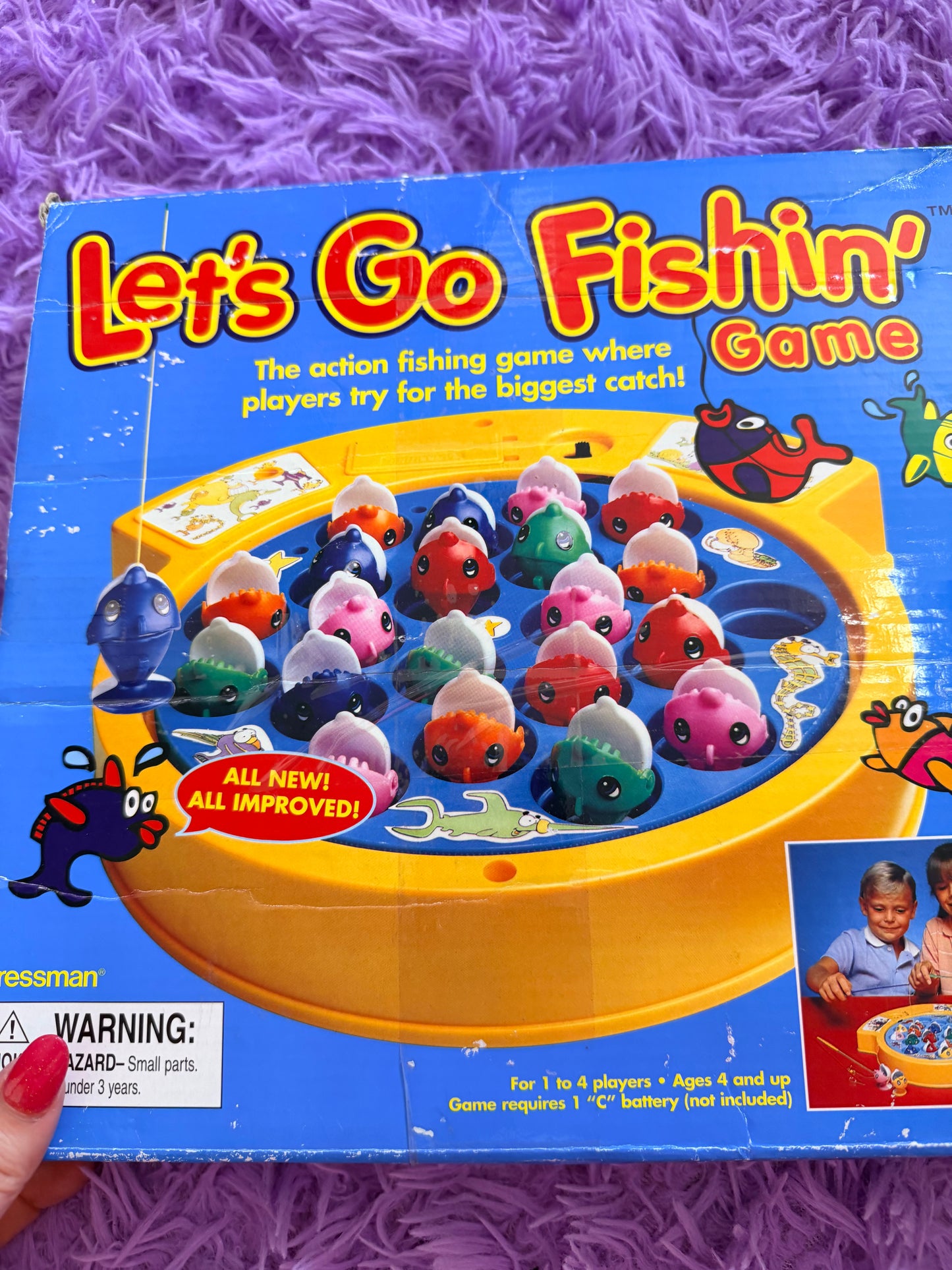Vintage 1997 lets go fishing game