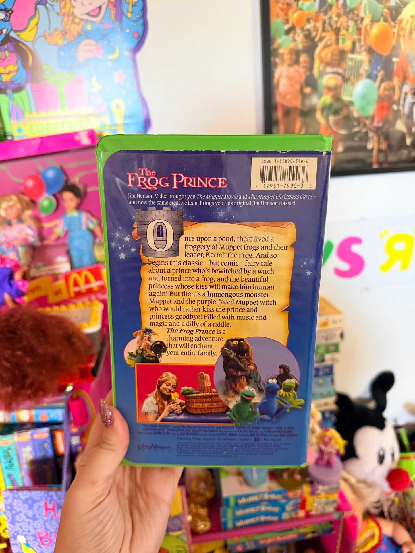 Jim Hensons frog prince vhs