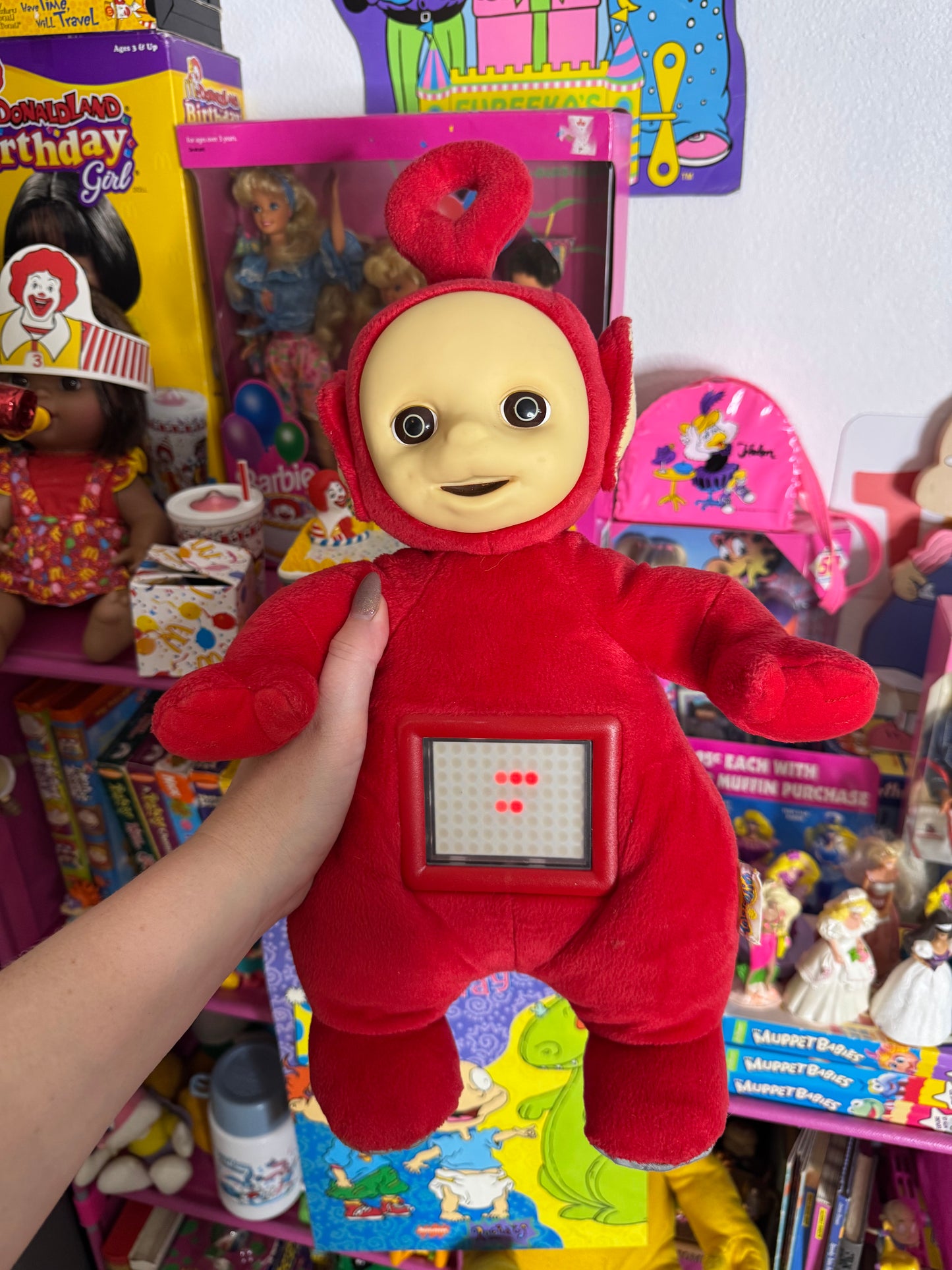 1998 ActiMates Interactive Teletubbies Po Red 16" Working