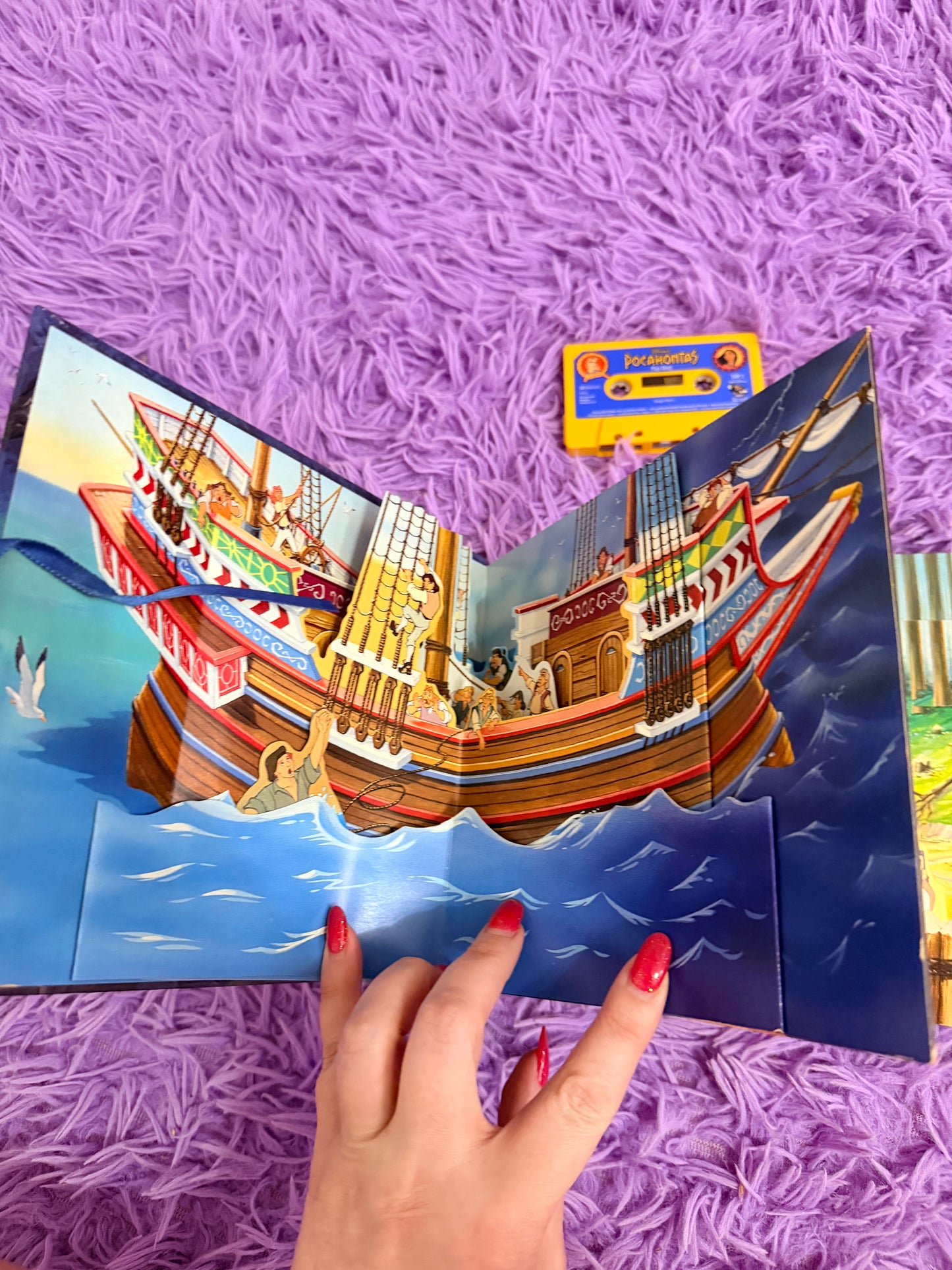 Pocahontas play along pop up book and cassette