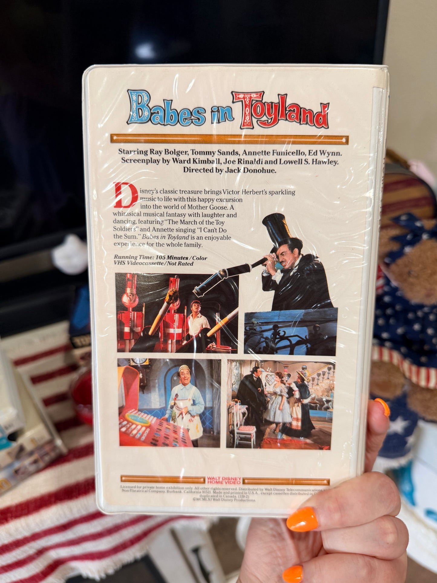 Walt Disney Babes In Toyland vhs