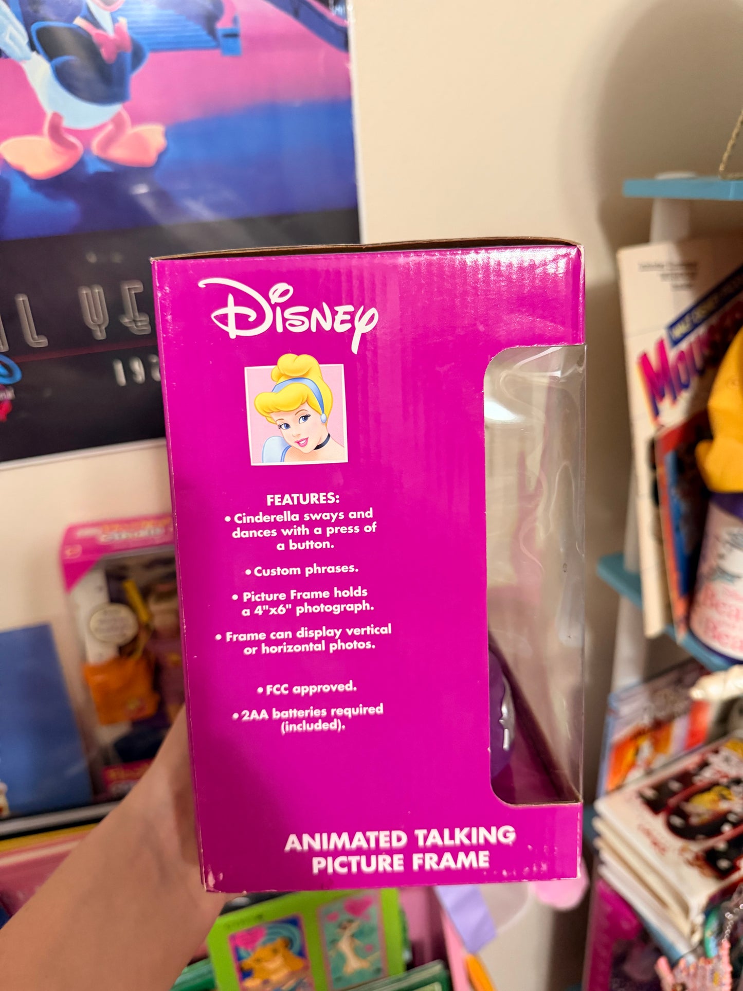 Cinderella animated talking picture frame