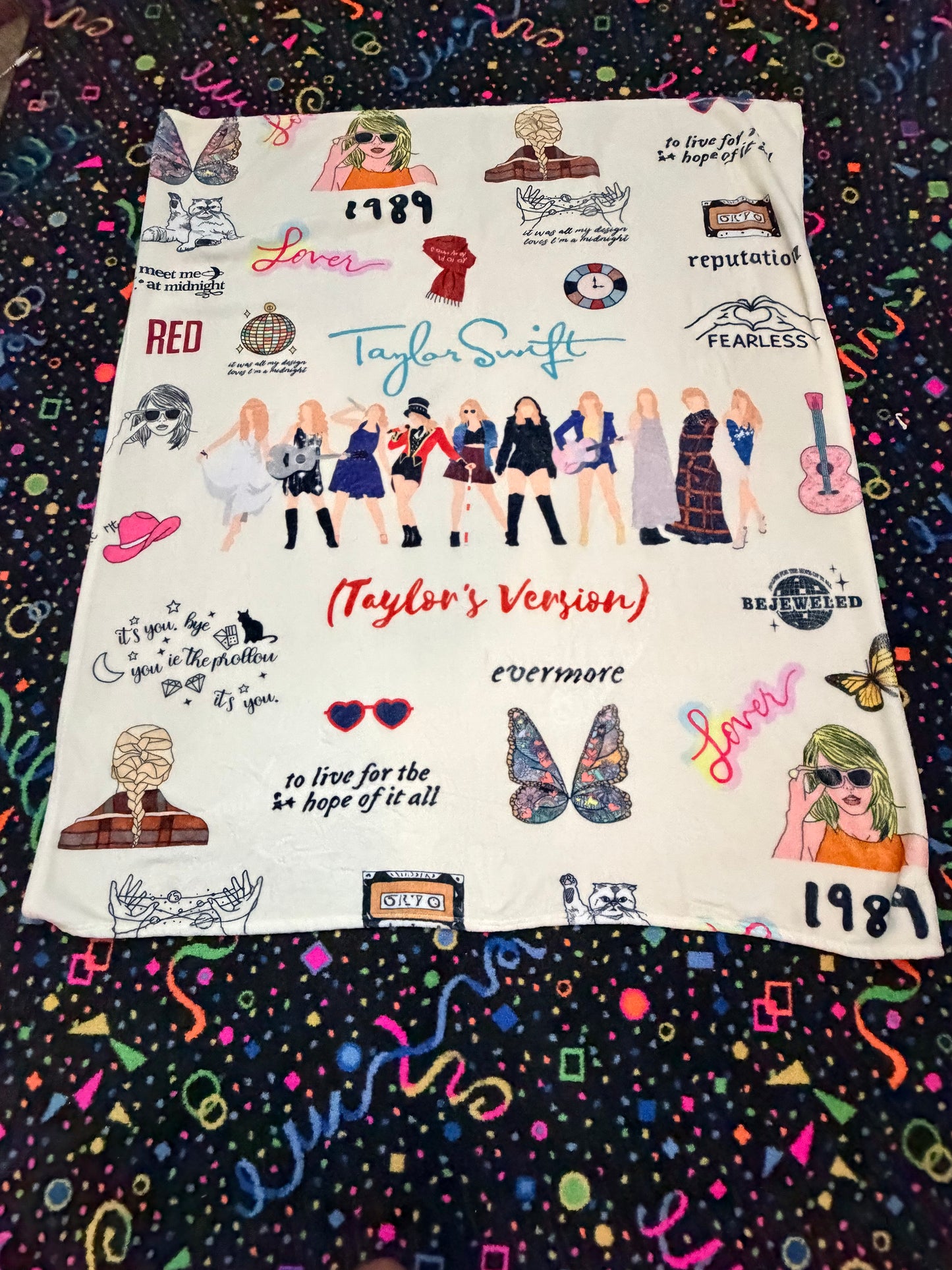 Taylor Swift Eras blanket