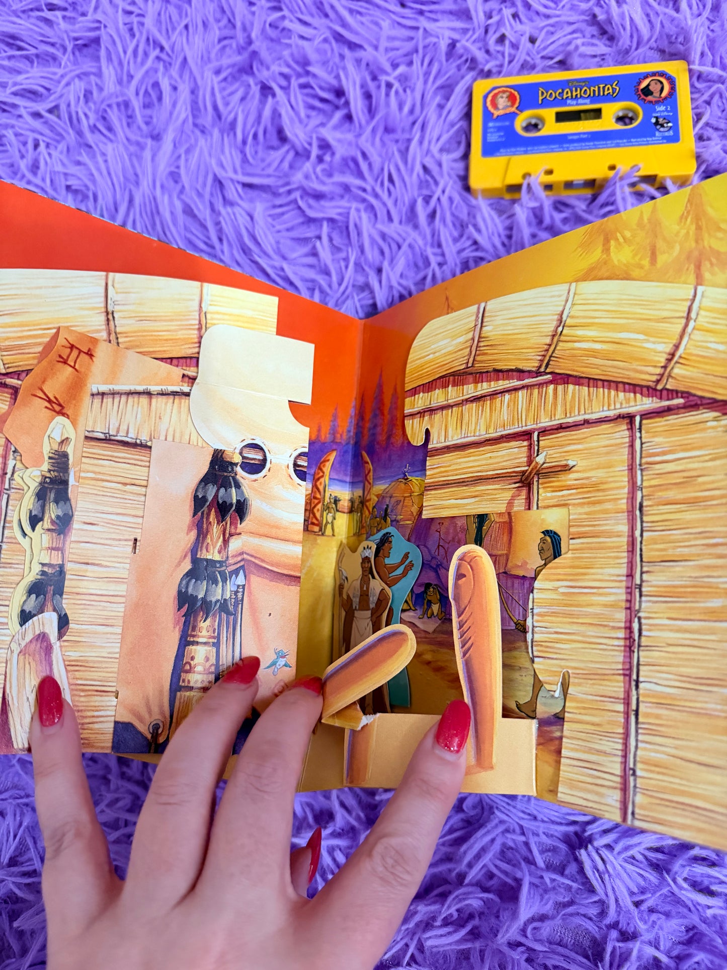 Pocahontas play along pop up book and cassette