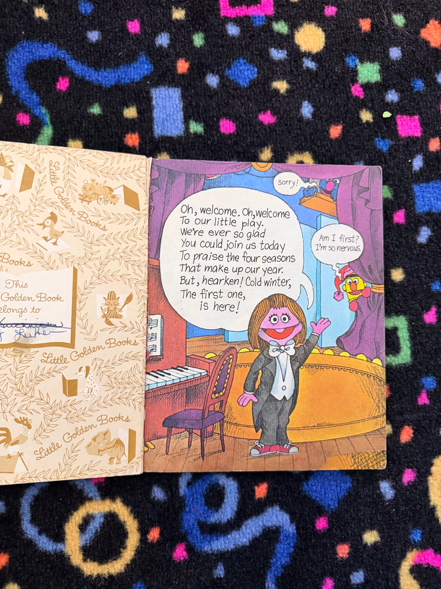 The four seasons Sesame Street goldenbook