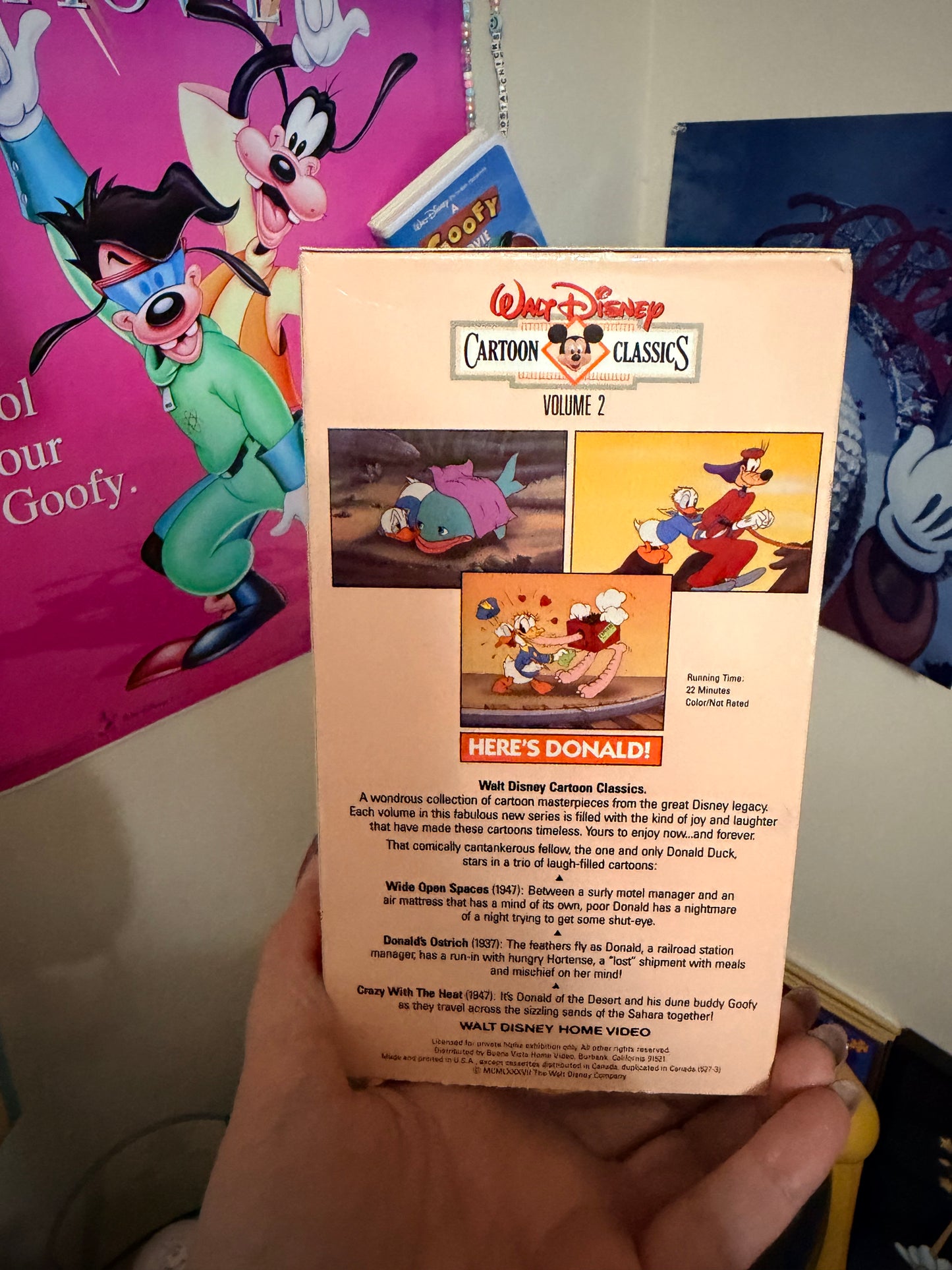 Walt Disney Cartoon Classics “Here’s Donald!” VHS