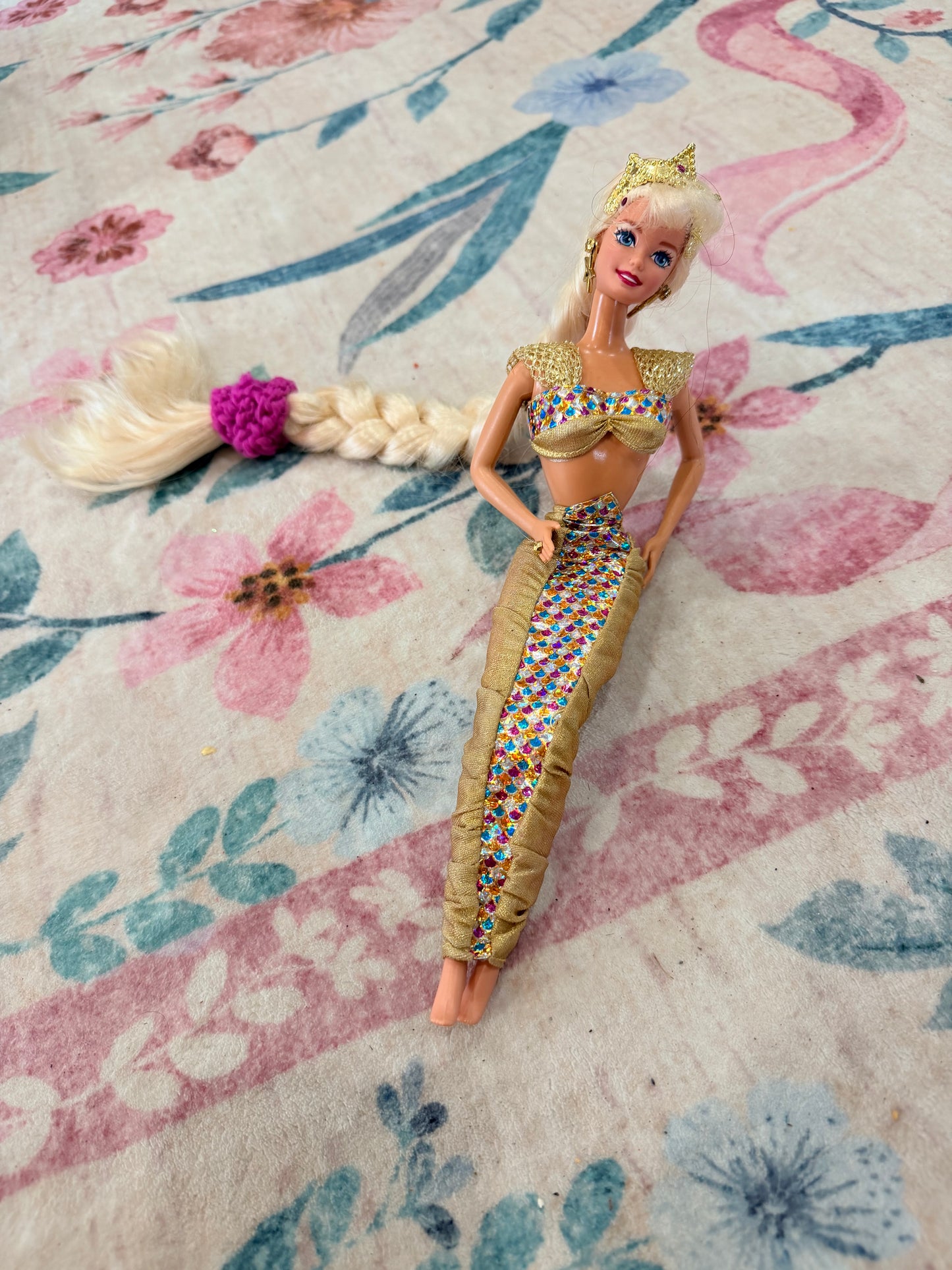 1995 Mattel Jewel Hair Barbie braid