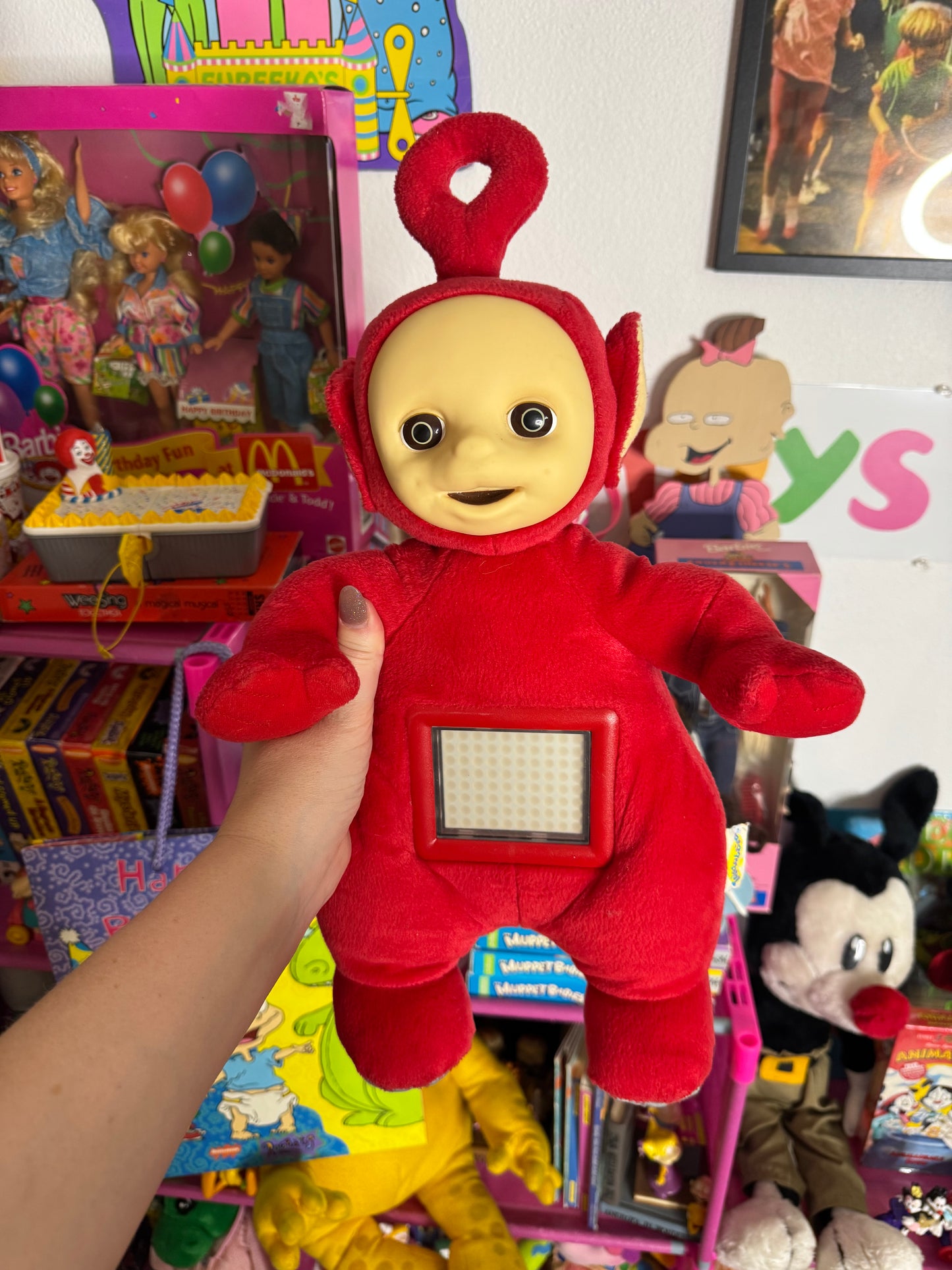 1998 ActiMates Interactive Teletubbies Po Red 16" Working