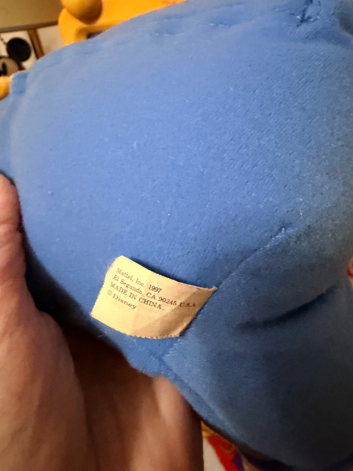 Winnie the Pooh touch my nose or squeeze my tummy 1997 interactive plush