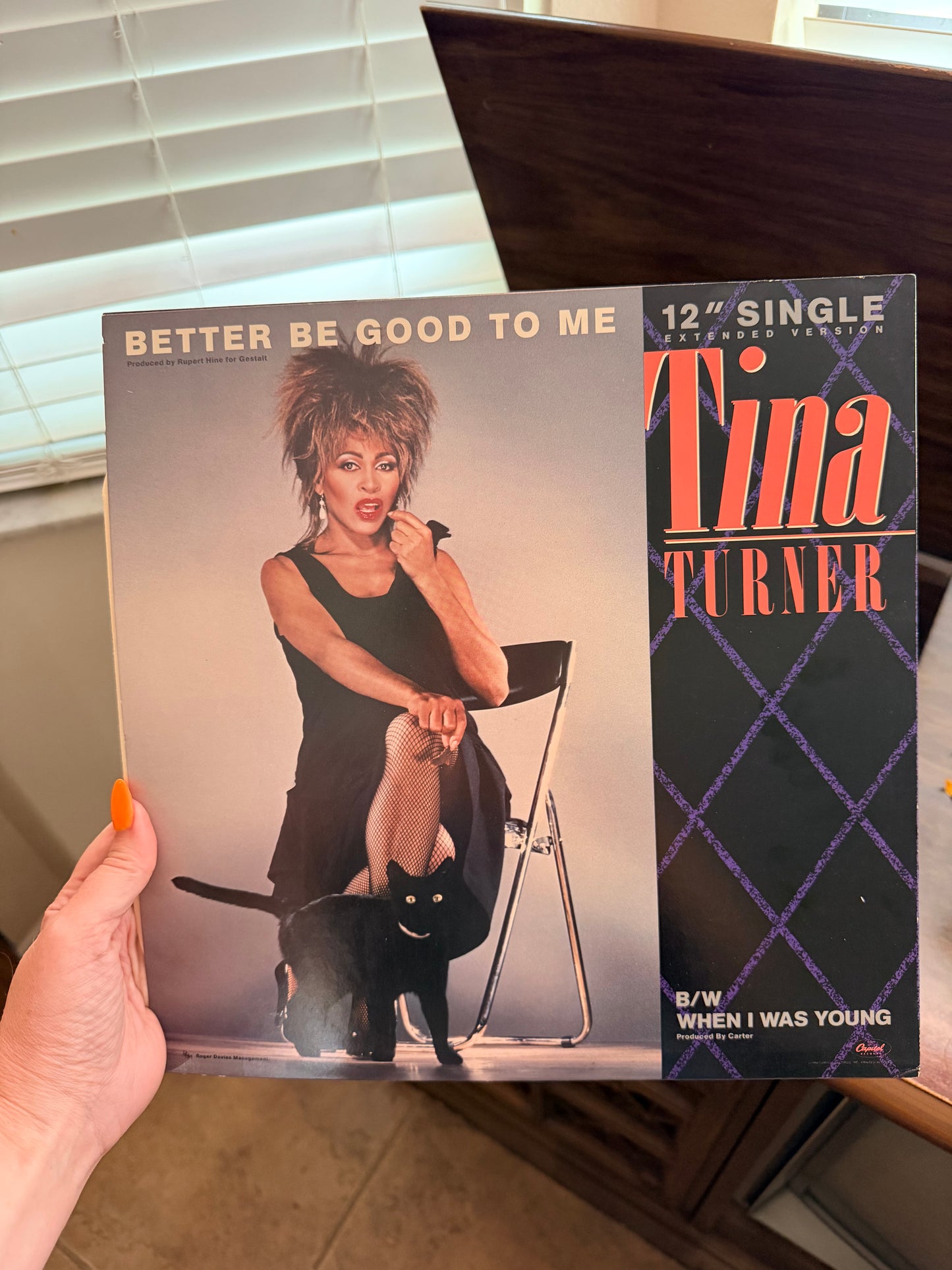 Tina Turner Better be good to me Vinyl